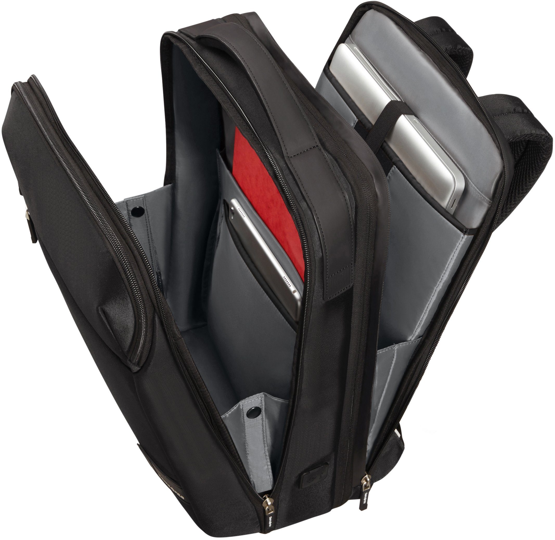 Samsonite Laptoprugzak LITEPOINT Vrijetijds rugzak schoolrugzak USB-poort 17,3-inch laptopvak