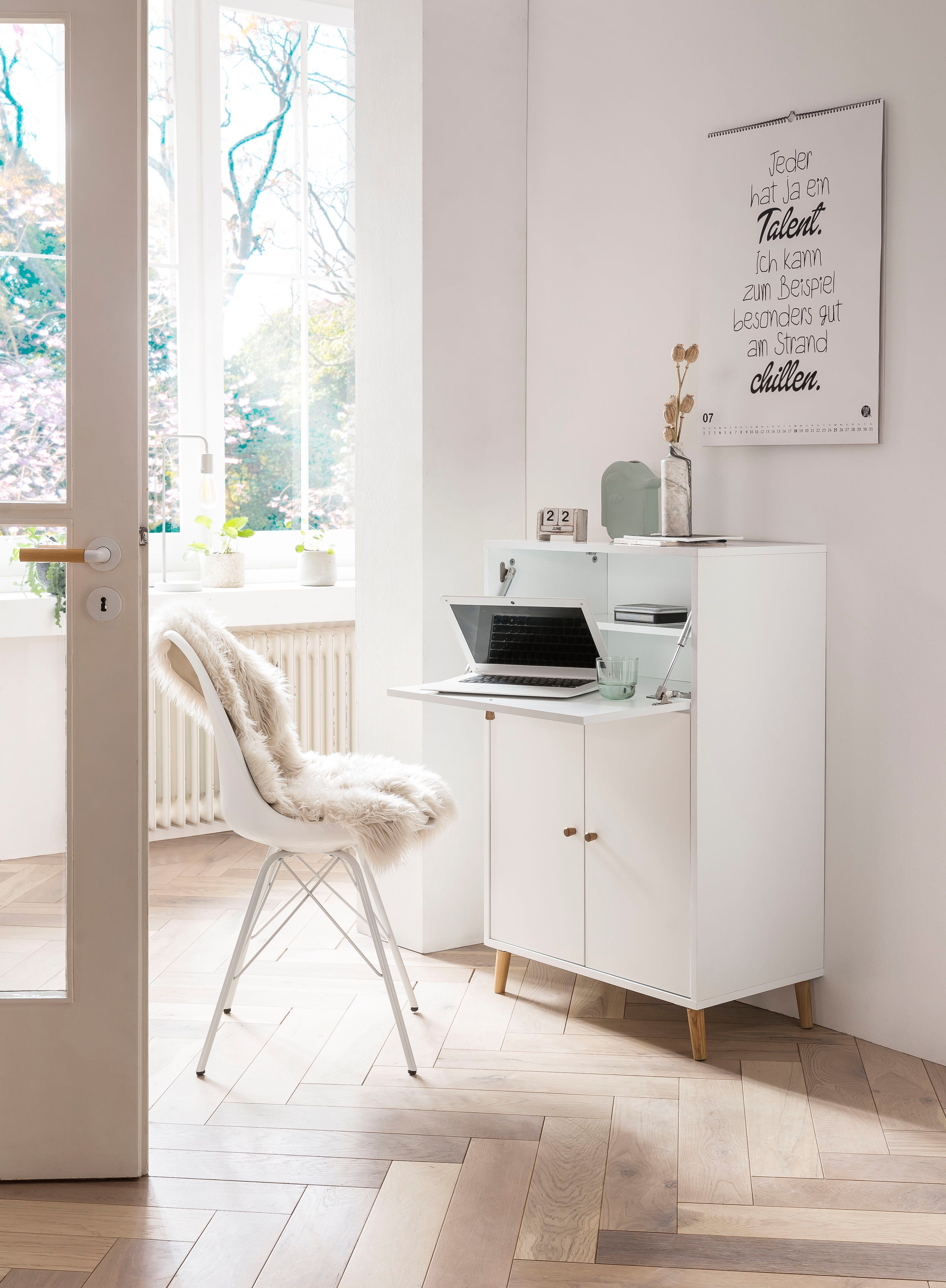 Schildmeyer Bureau Serie 500 Breedte 65,2 cm, secretaire-archiefkast met uitklapbaar schrijfblad