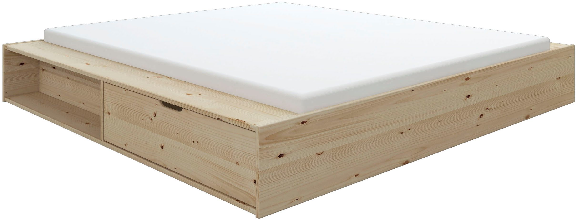 Home affaire Massief houten ledikant Erno, OTTOs keuze, BESTSELLER, opbergbank futonbed, 275KG belastbaar