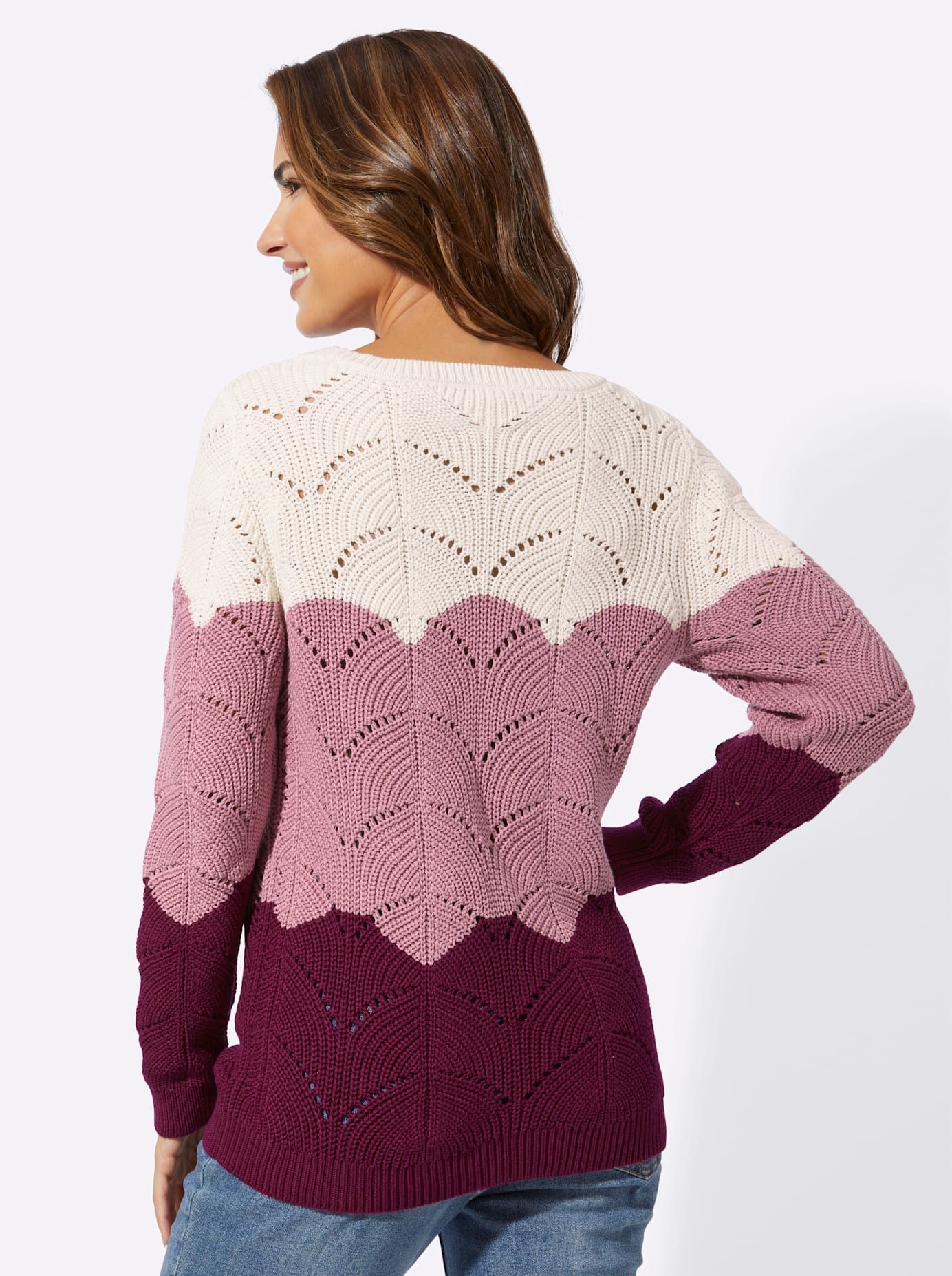 Classic Basics AjourTrui met ronde hals