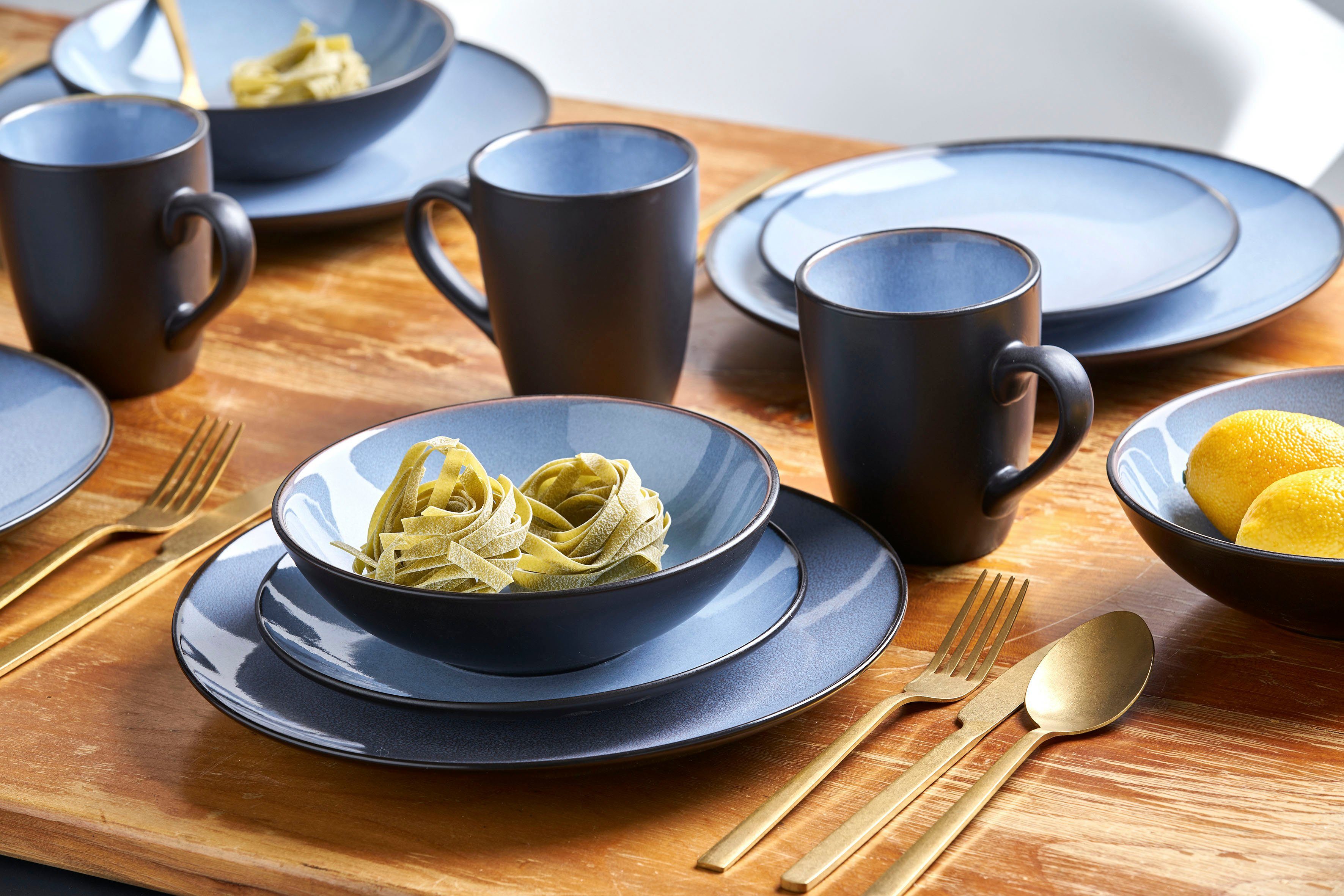 van Well Combi-servies Garda perfect voor dagelijks gebruik (set, 16-delig)