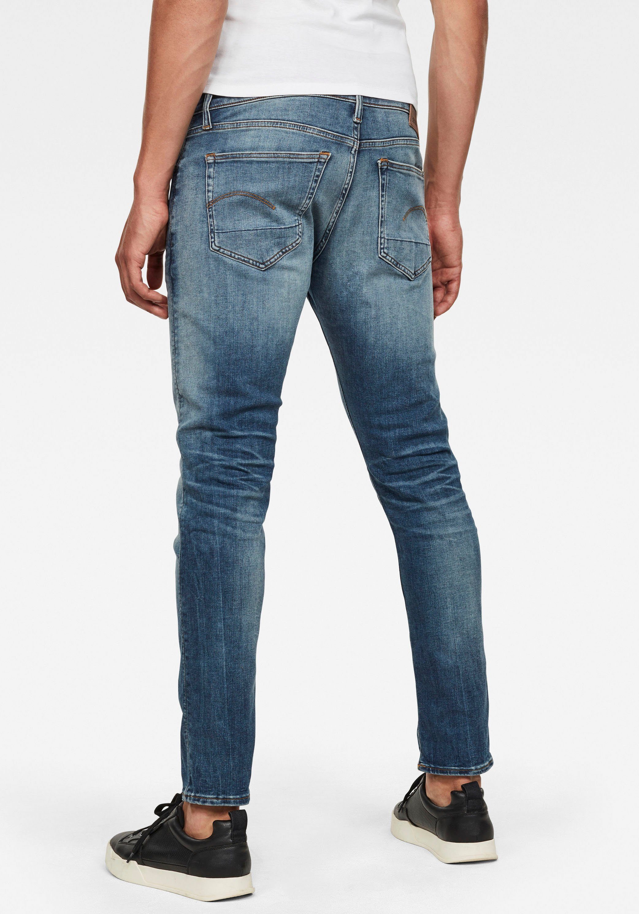 G-Star RAW Slim fit jeans 3301 Slim met mooie wassing en elastaan