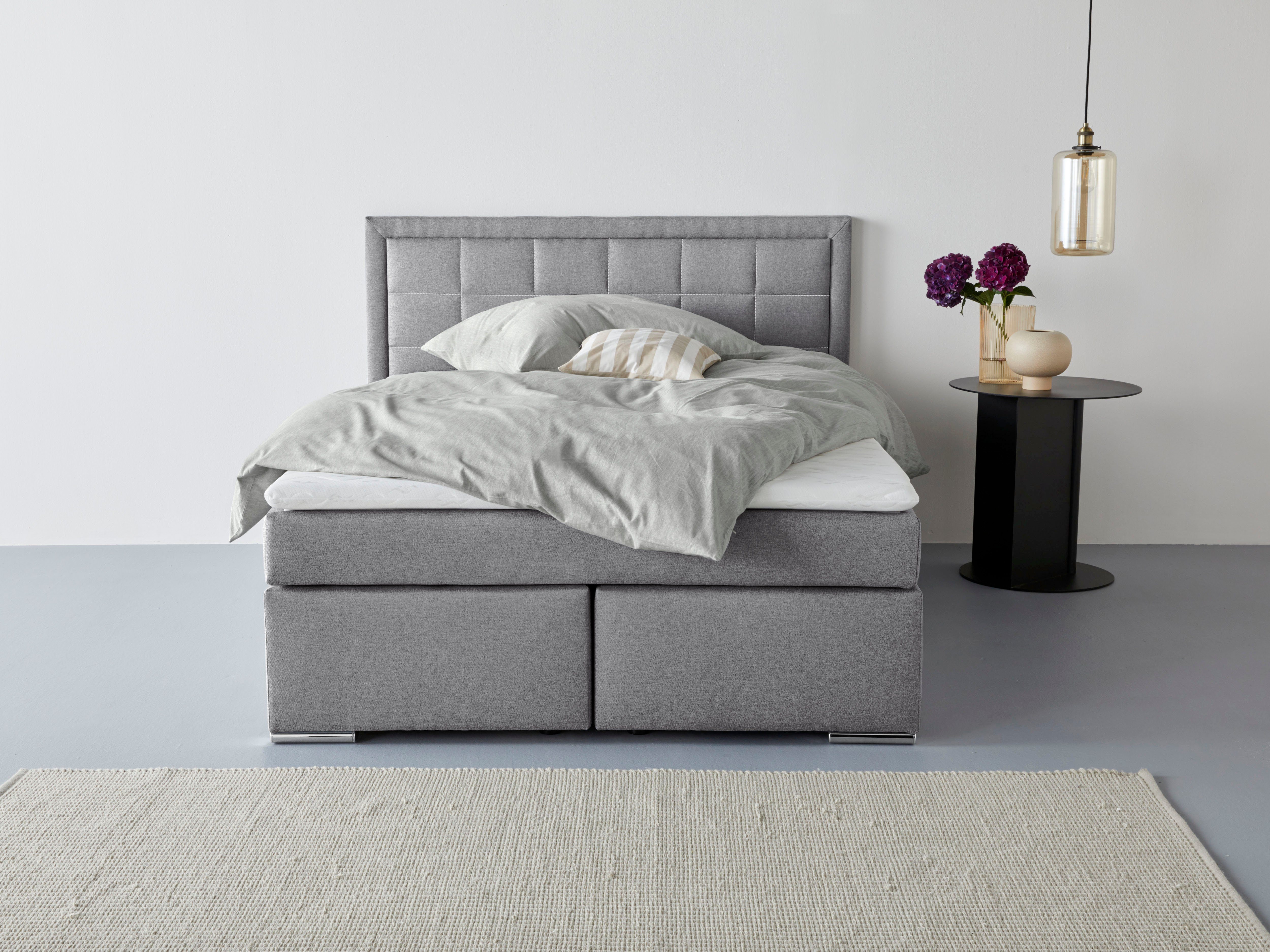 COLLECTION AB Boxspring Athena, OTTOs Choice, Topseller wahlweise mit Bettkasten inclusief topper bij uitvoering met matras, in hardheden h2, h3, h4