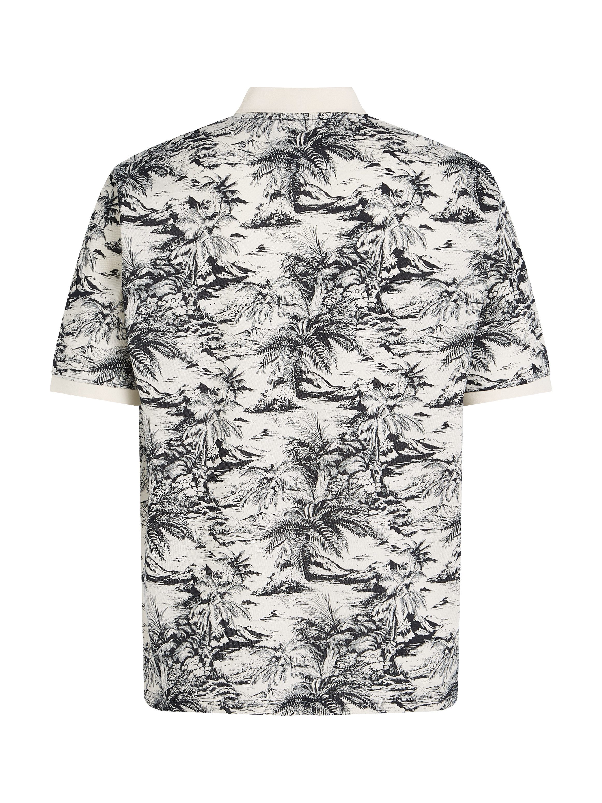 Tommy Hilfiger Poloshirt BT-AOP LINEN REG POLO-B
