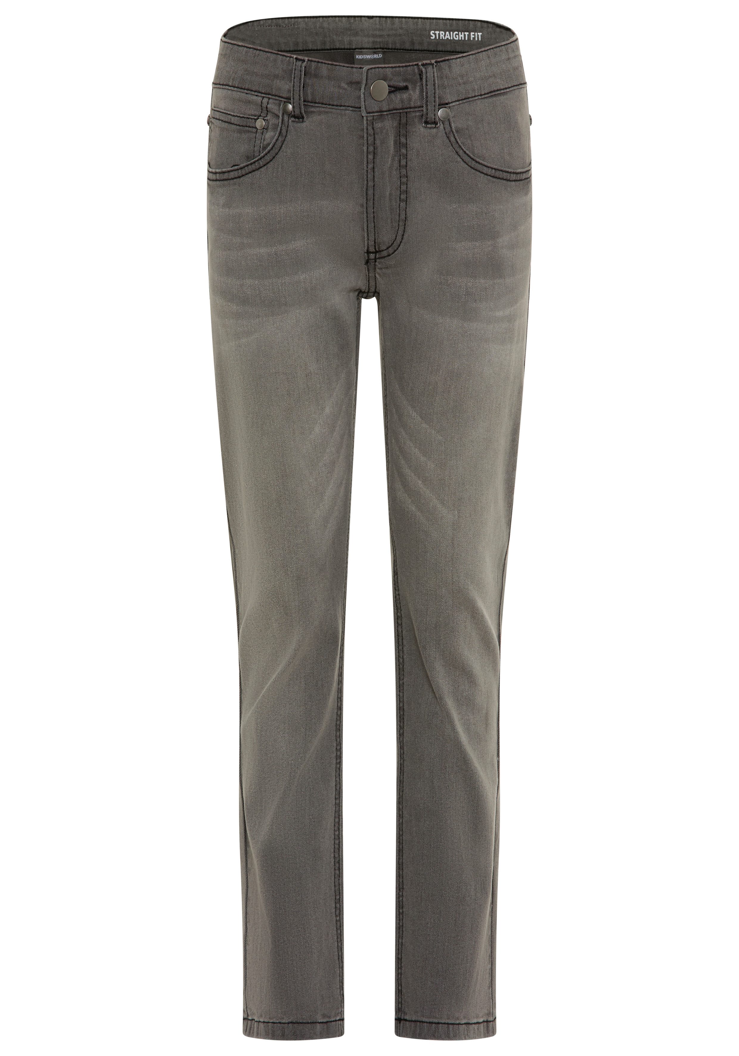 KIDSWORLD Straight jeans Rechte stretchjeans