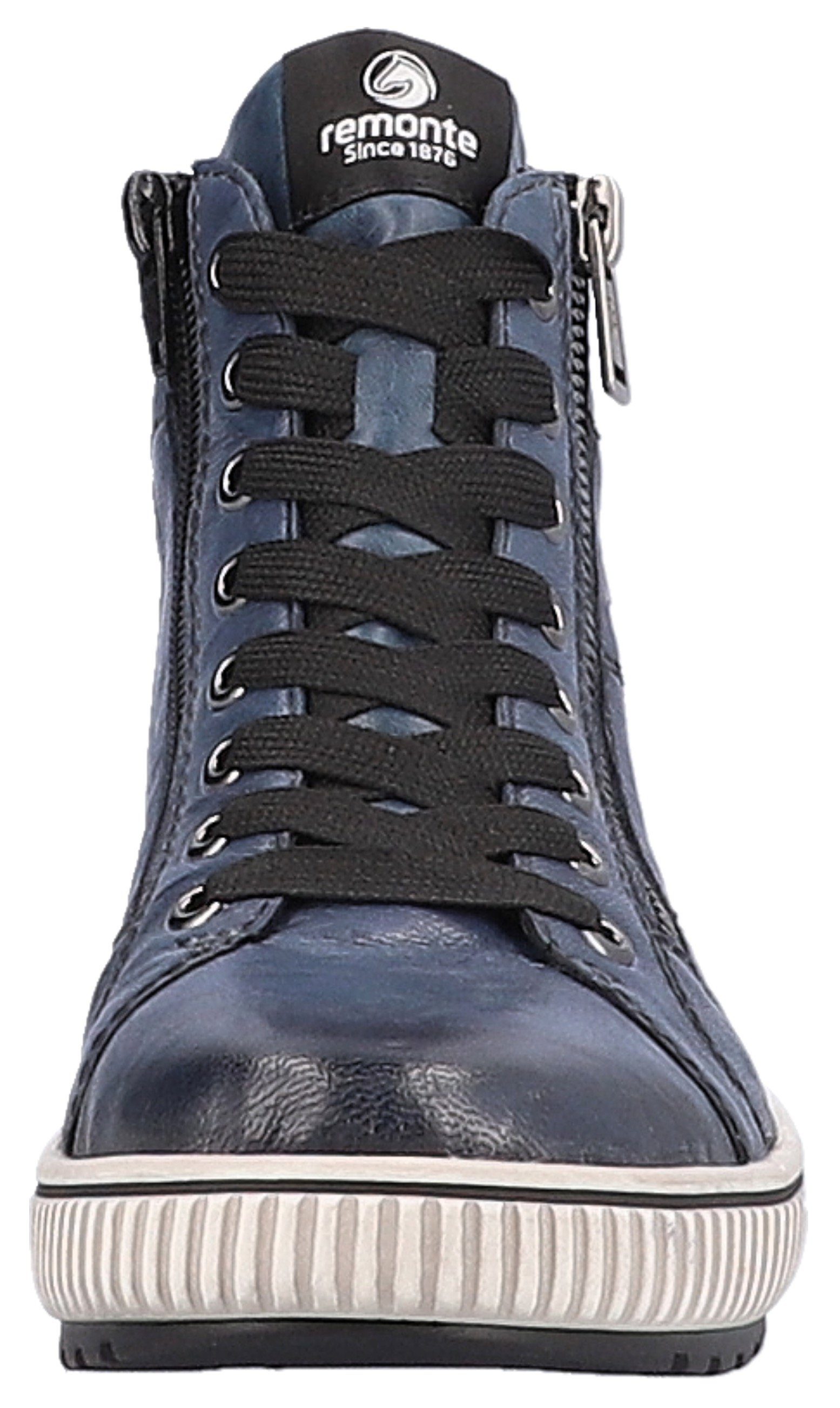 Remonte Veterschoenen platform, lace-up ankle boots, boots in crash look