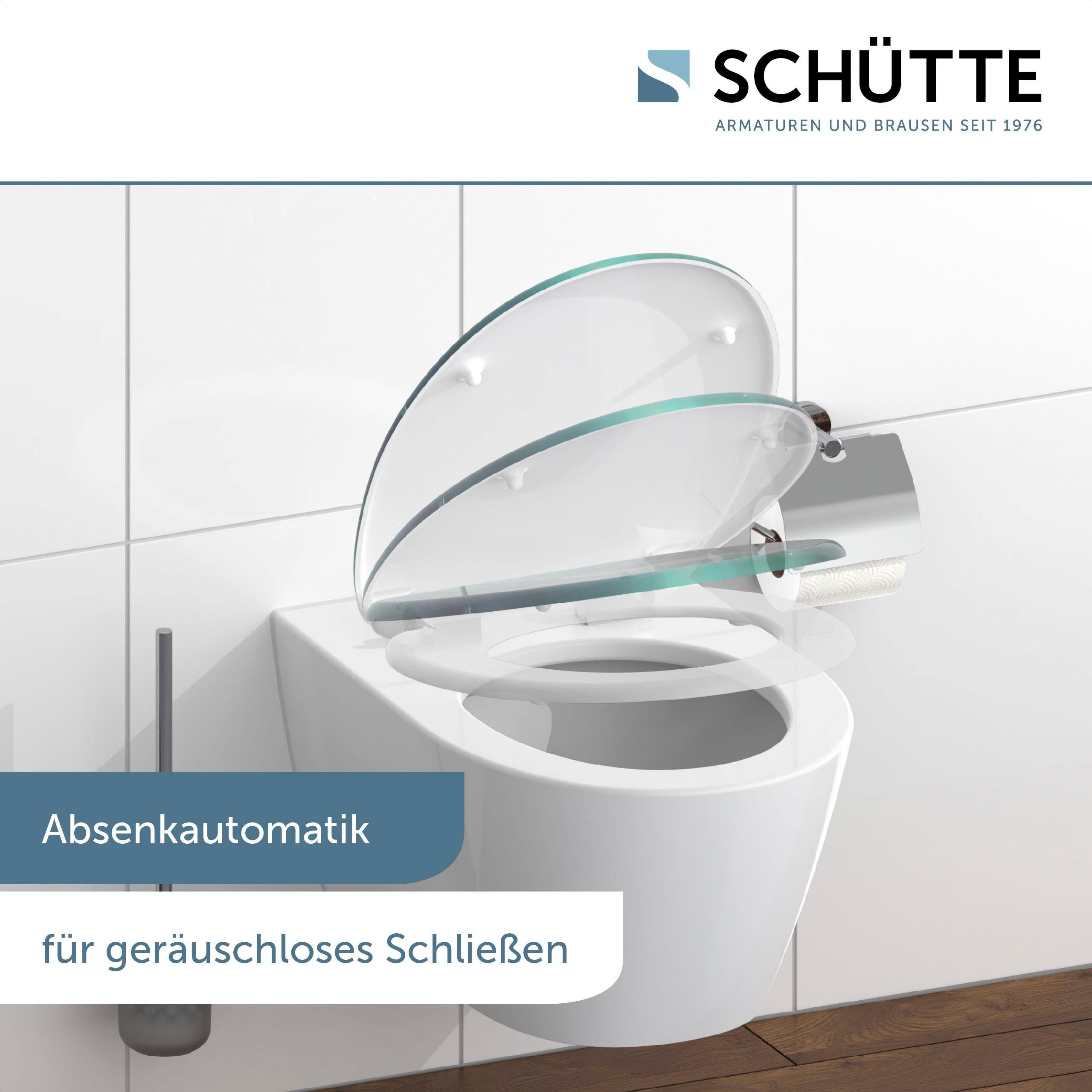Schütte Toiletzitting Fallen Leaf Duroplast, met soft-closemechanisme