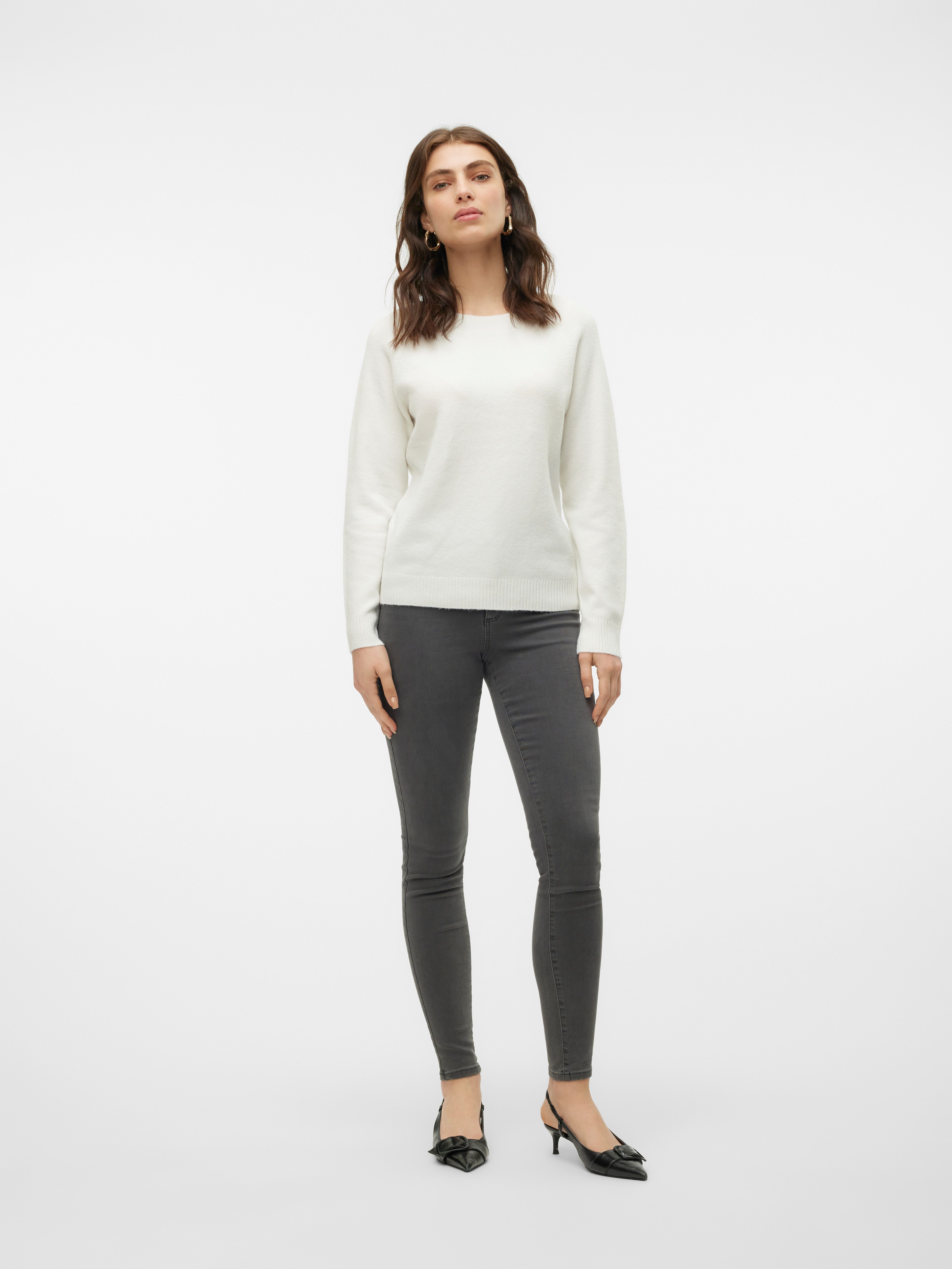 Vero Moda Trui met ronde hals VMDOFFY LS O-NECK BLOUSE GA NOOS