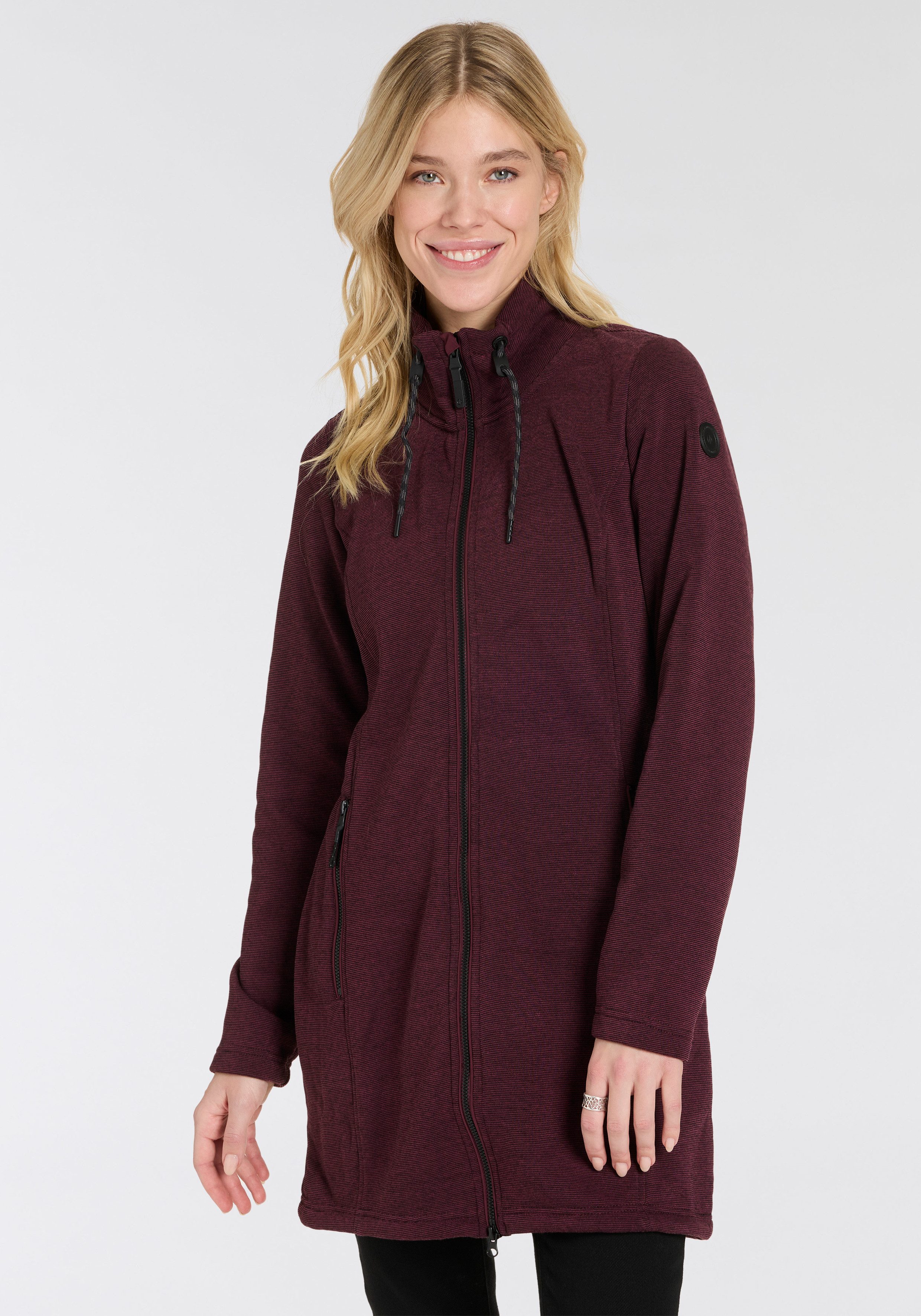 G.I.G.A. DX by killtec Fleecejack GW 38 WMN KNTFLC PRK dames fleece vesten maat 34 paars