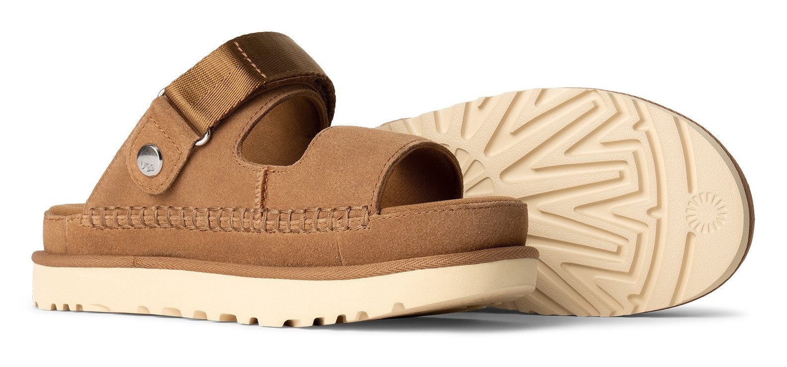 UGG Plateausandalen GOLDENSTAR GLIDE , klompen, muiltjes, zomerschoen met zachte voetbed