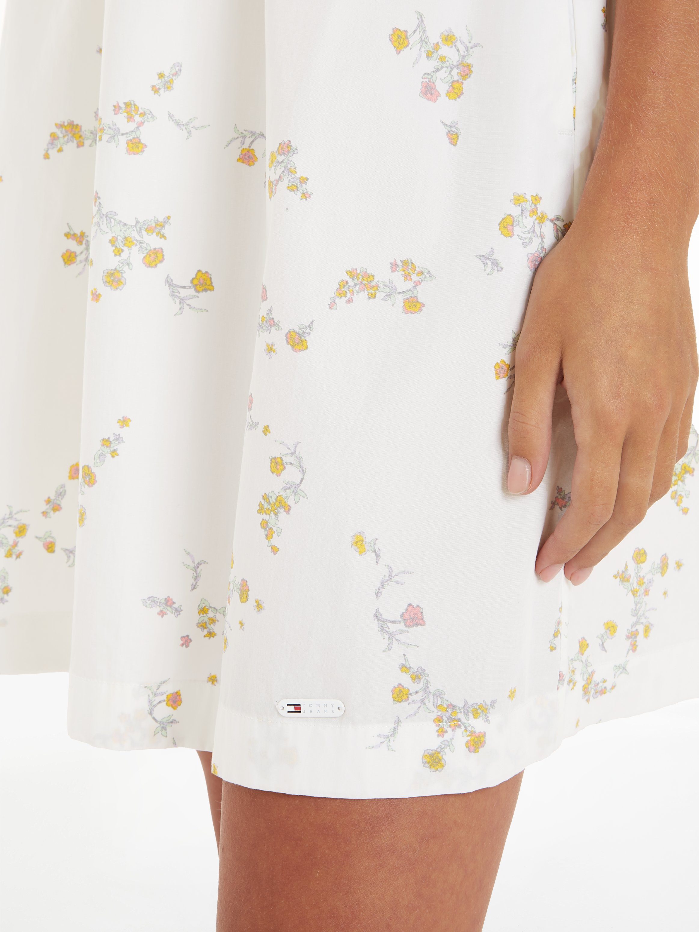 TOMMY JEANS Jurk met spaghettibandjes TJW POPLIN BACK TIE STRAP DRESS