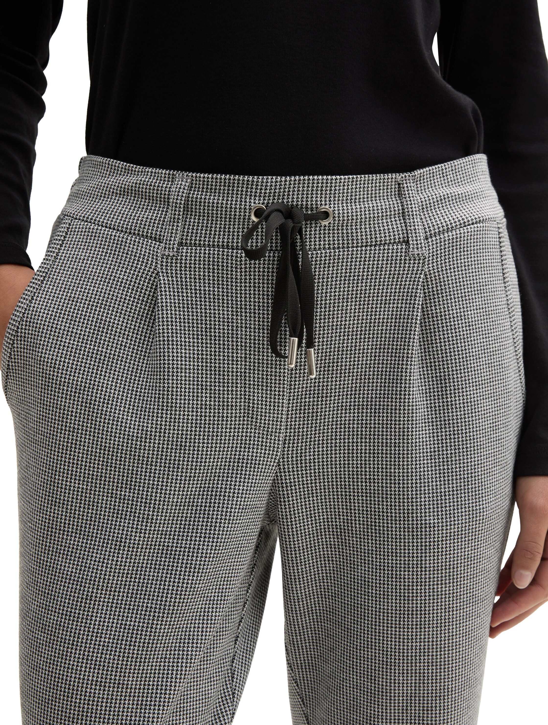 Tom Tailor Joggingbroek in jacquardpatroon
