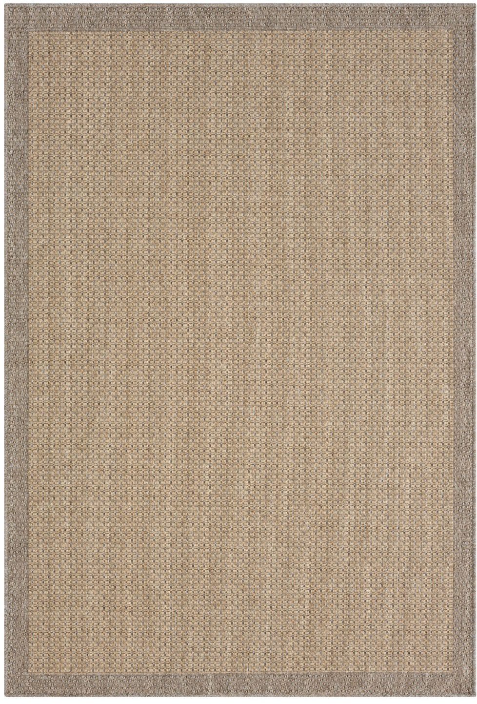 Myflair Möbel & Accessoires Vloerkleed Natura voorraadopruiming Uni-kleuren, met rand, geschikt voor buiten, balkon, terras