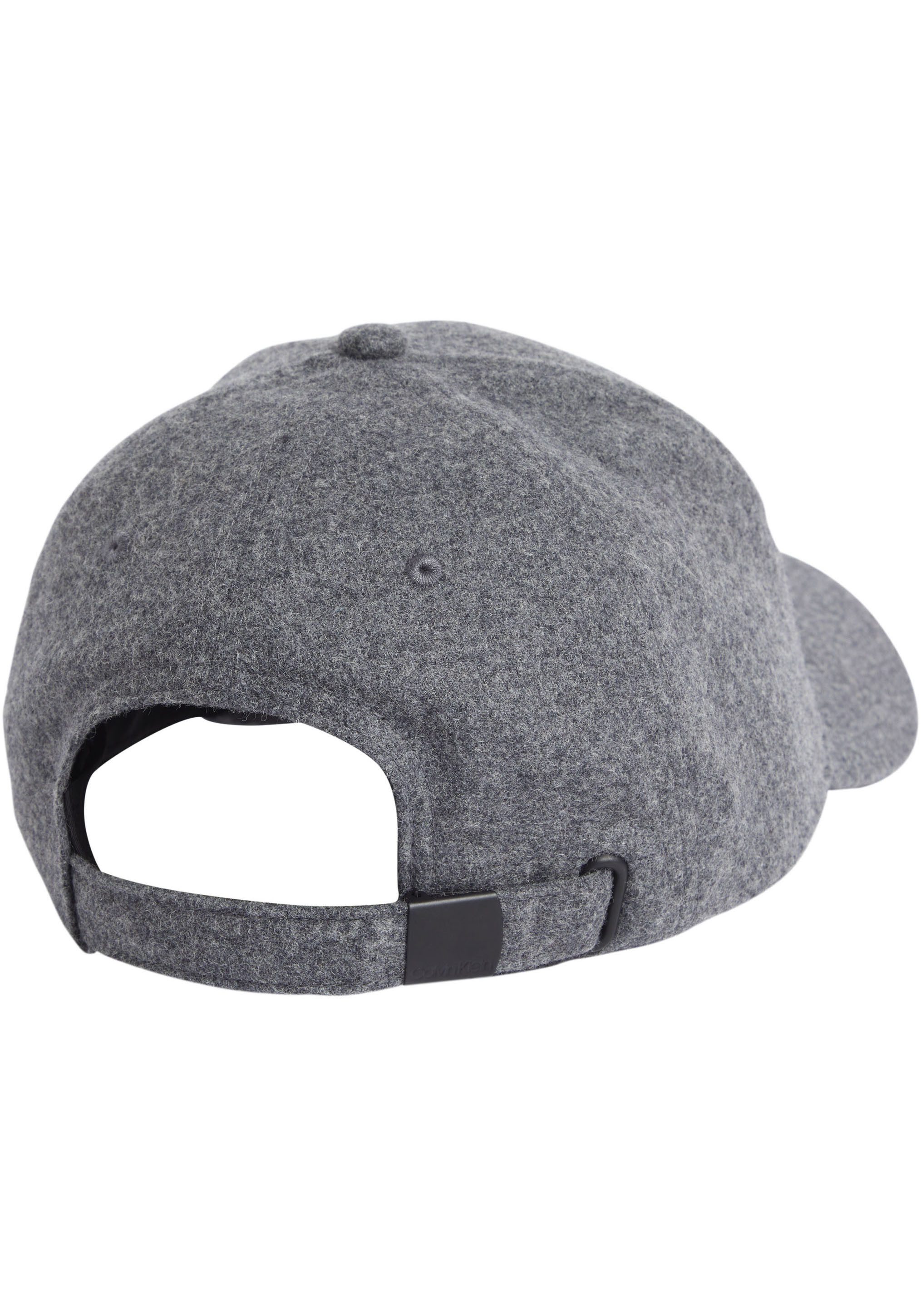 Calvin Klein Baseball pet WOOL BB CAP met logo-patch van leer