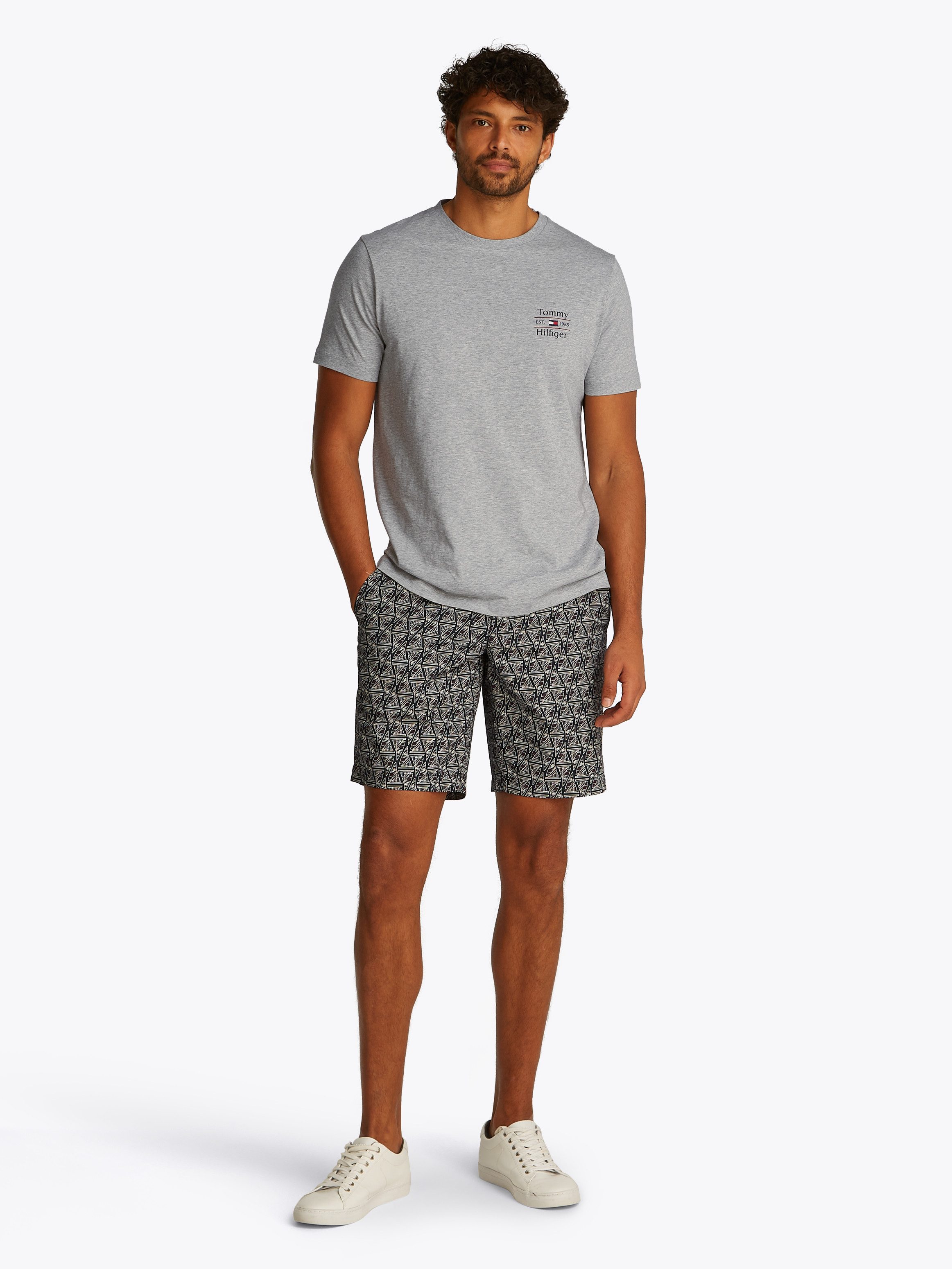 Tommy Hilfiger Shirt met ronde hals HILFIGER STACK TEE