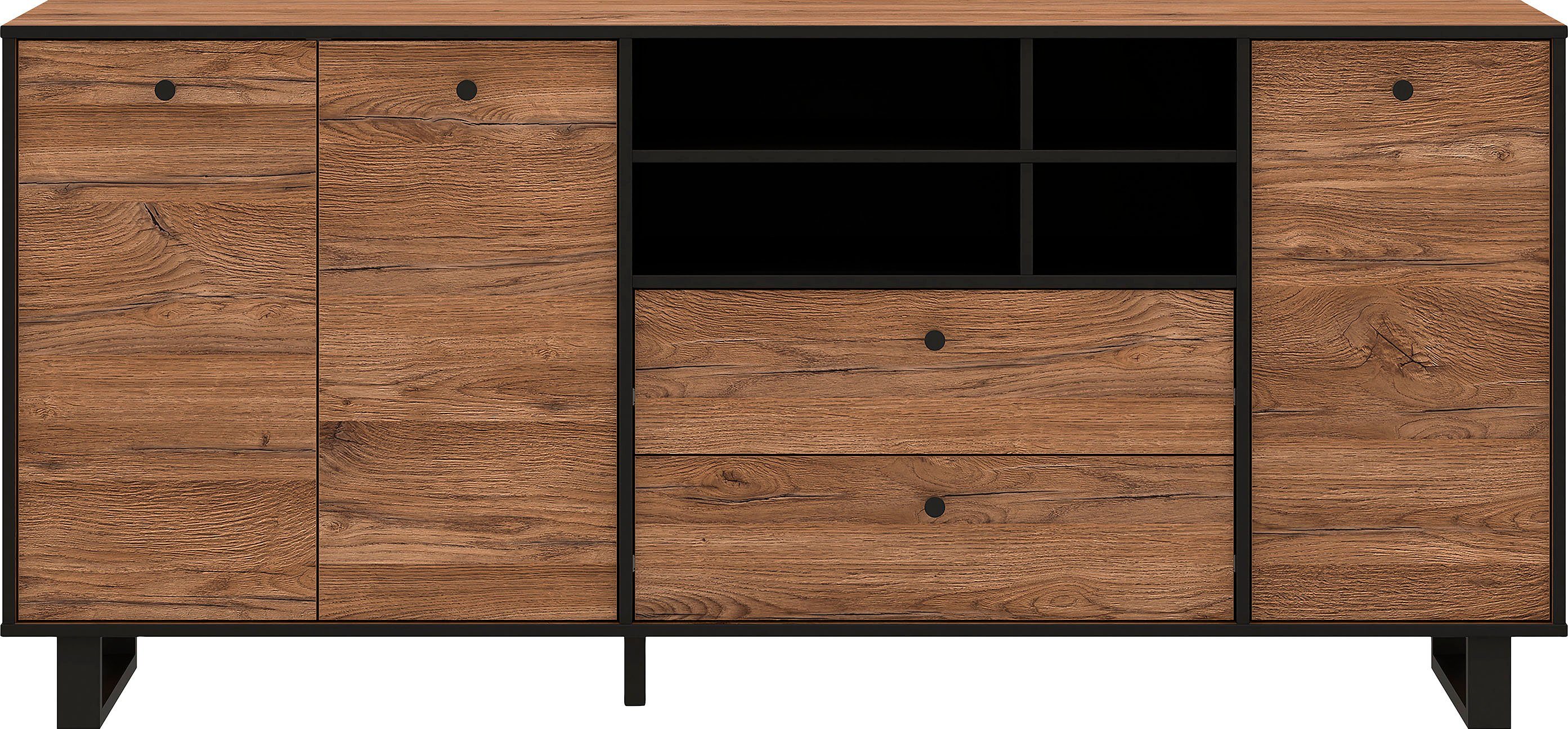 FORTE Dressoir Breedte ca. 180 cm dressoirs bruin