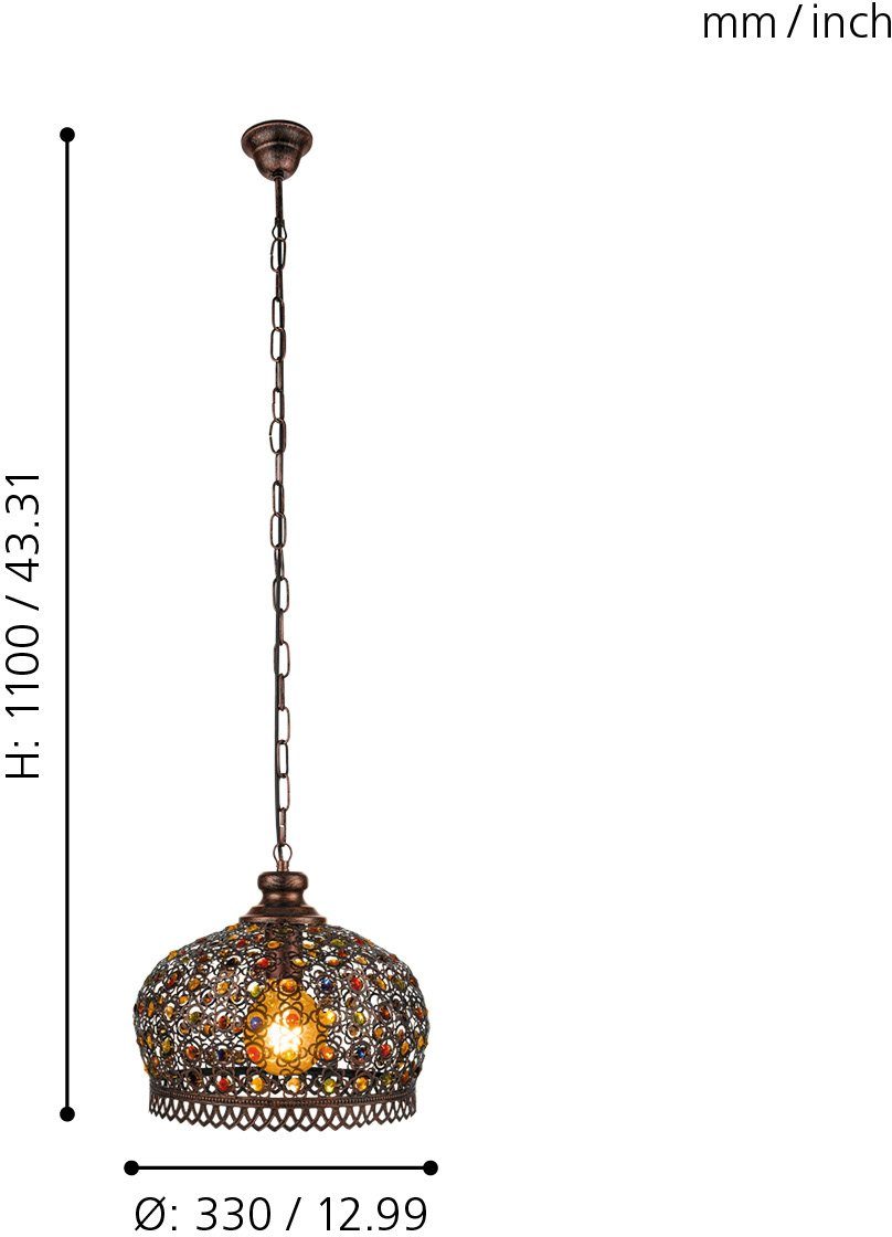 EGLO Hanglamp JADIDA Hanglicht, hanglamp