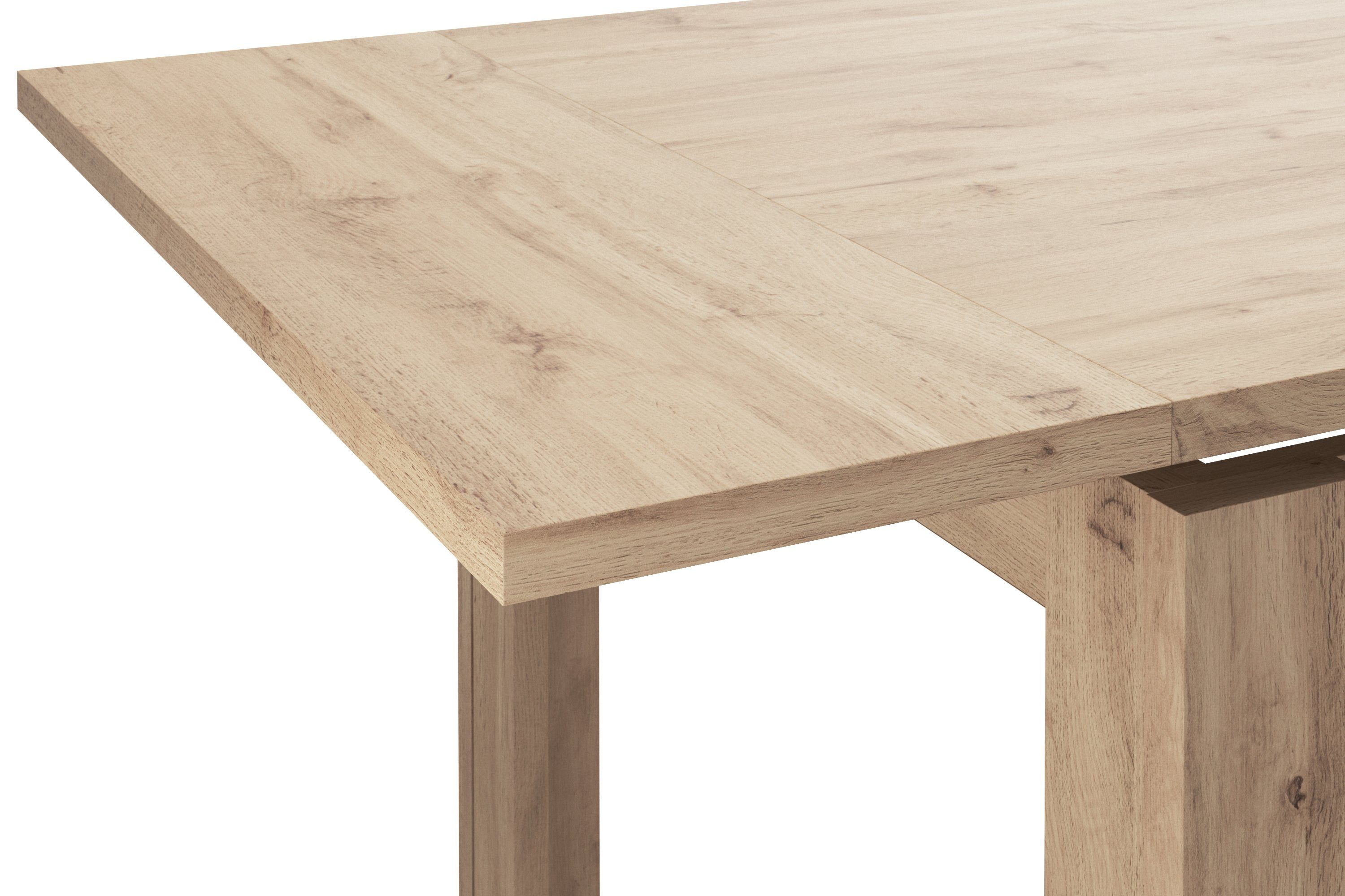 Mäusbacher Eettafel Monti BESTSELLER!, tafel, keukentafel, uittrekbare tafel uit te trekken tot 136 cm