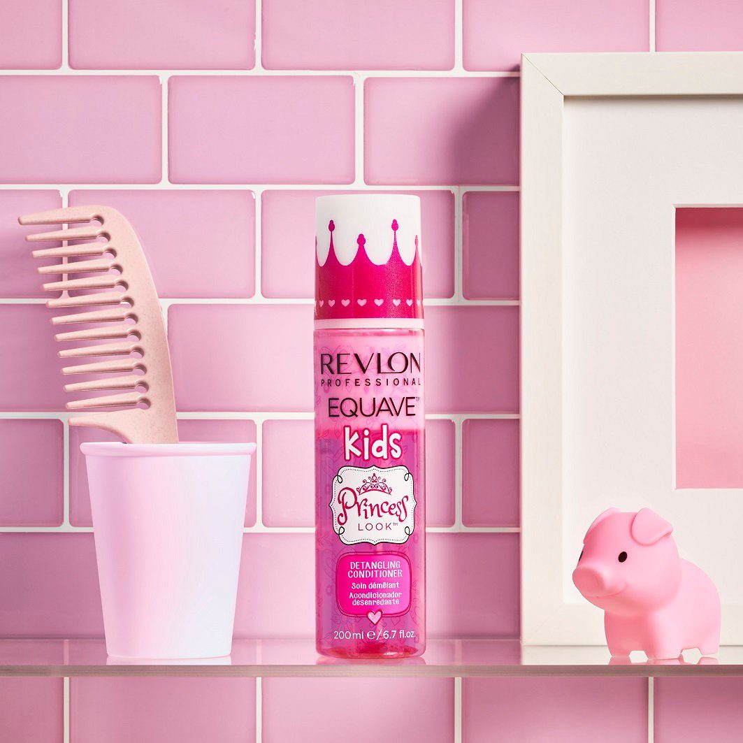 REVLON PROFESSIONAL Haarconditioner Equave Kids Princess Look Detangling Conditioner 200 ml Bloemige geur, vrij van parabenen, kleurstoffen en allergenen.
