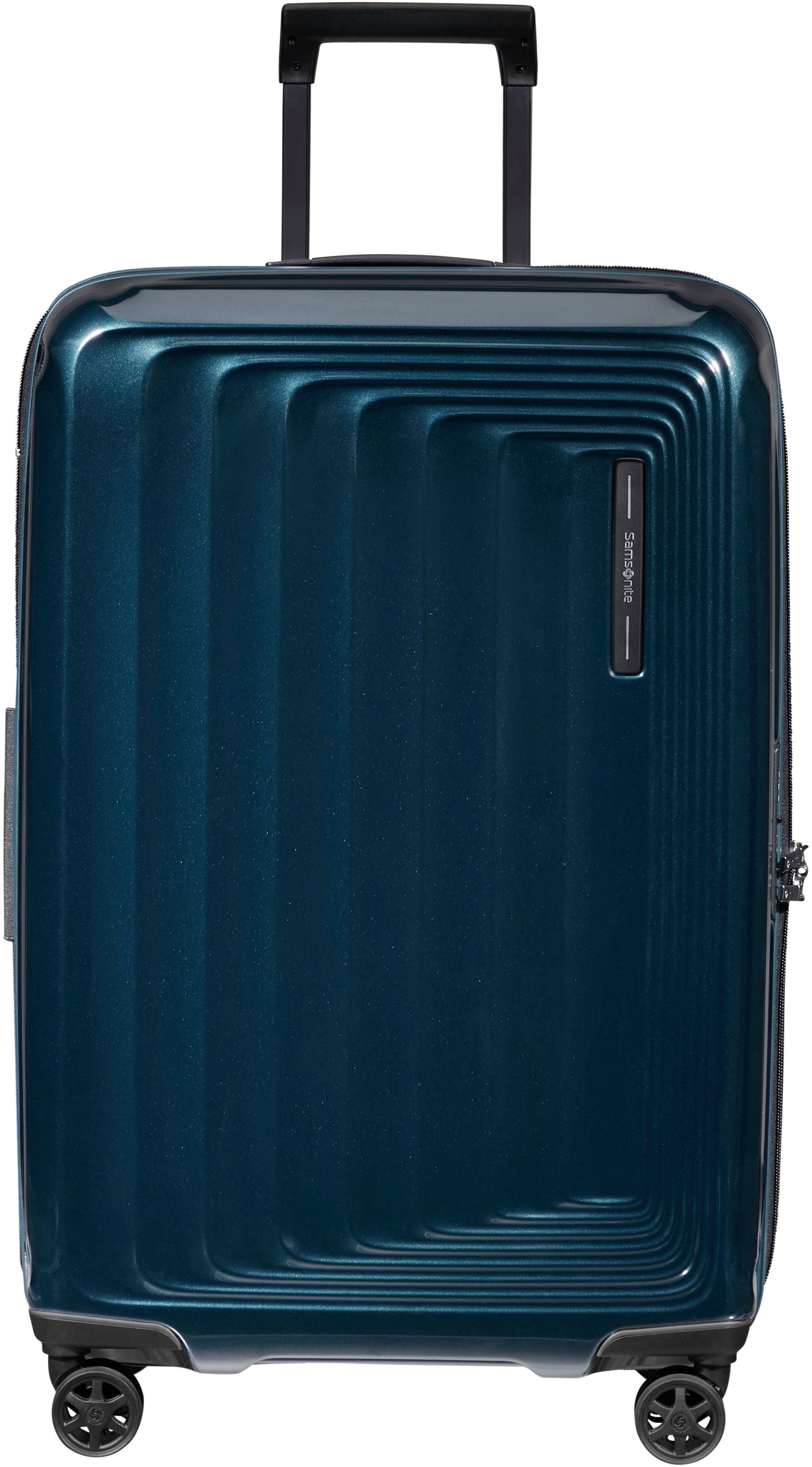 Samsonite Nuon Spinner 69 Exp metallic dark blue Harde Koffer