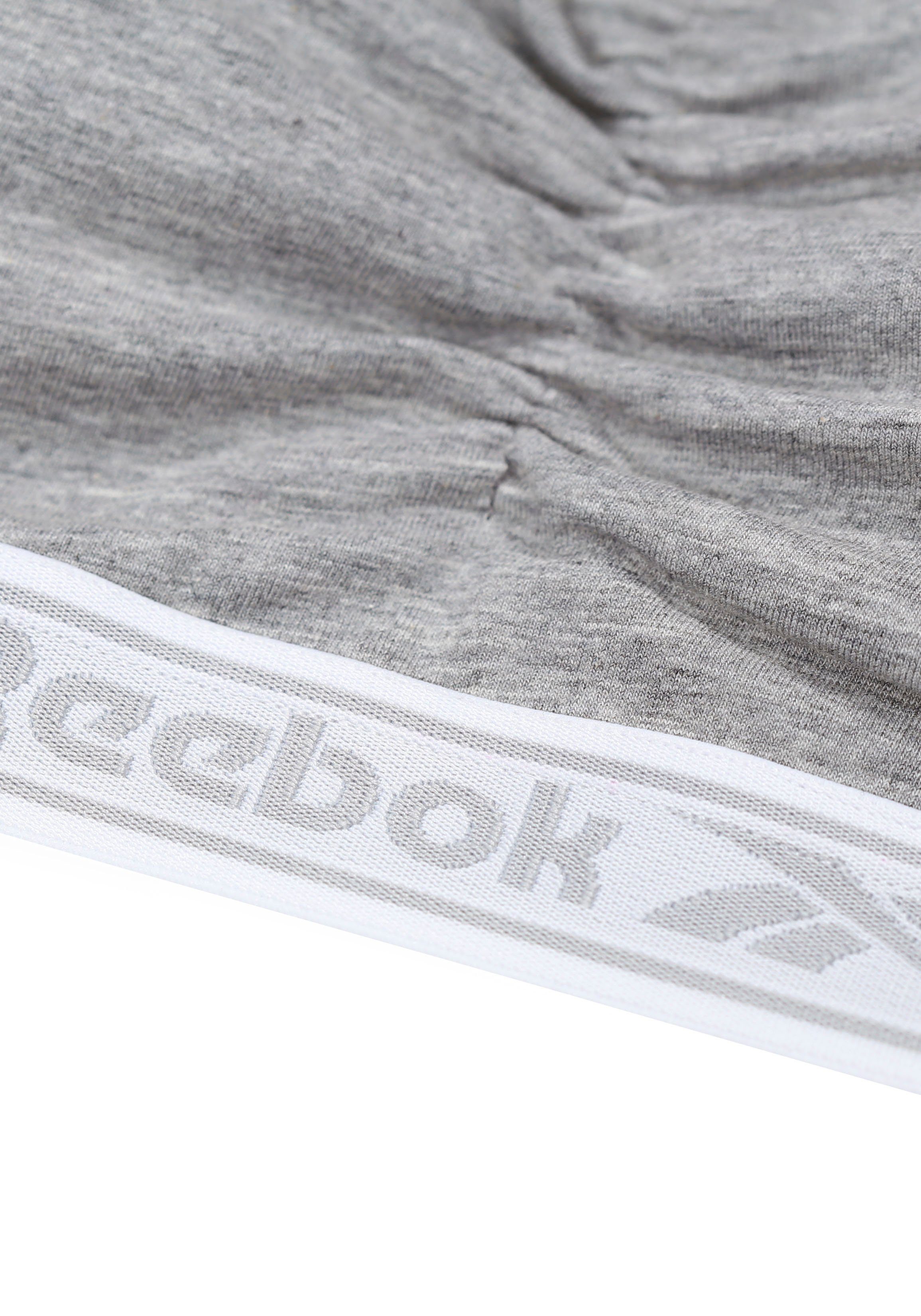 Reebok Bustier "Jackie" Logoprint op de band onder de buste plooien aan de voorkant