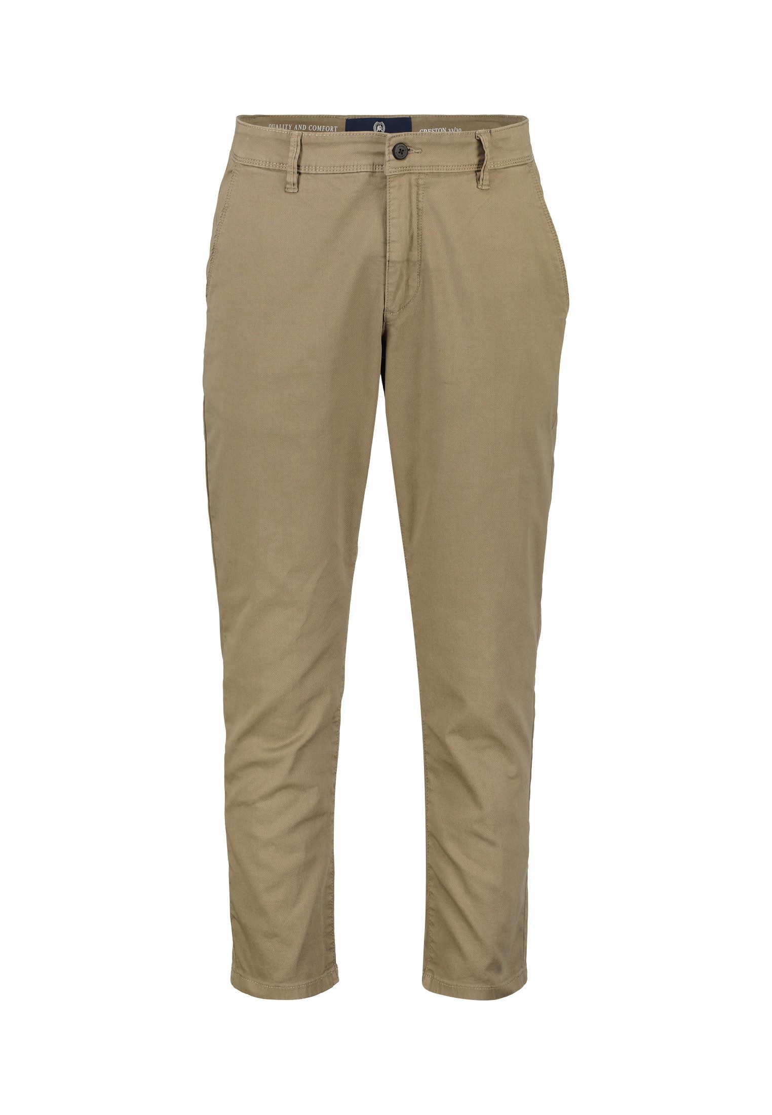 Lerros Chino LERROS Chino met microstructuur, Comfort Fit heren broeken maat 38 bruin