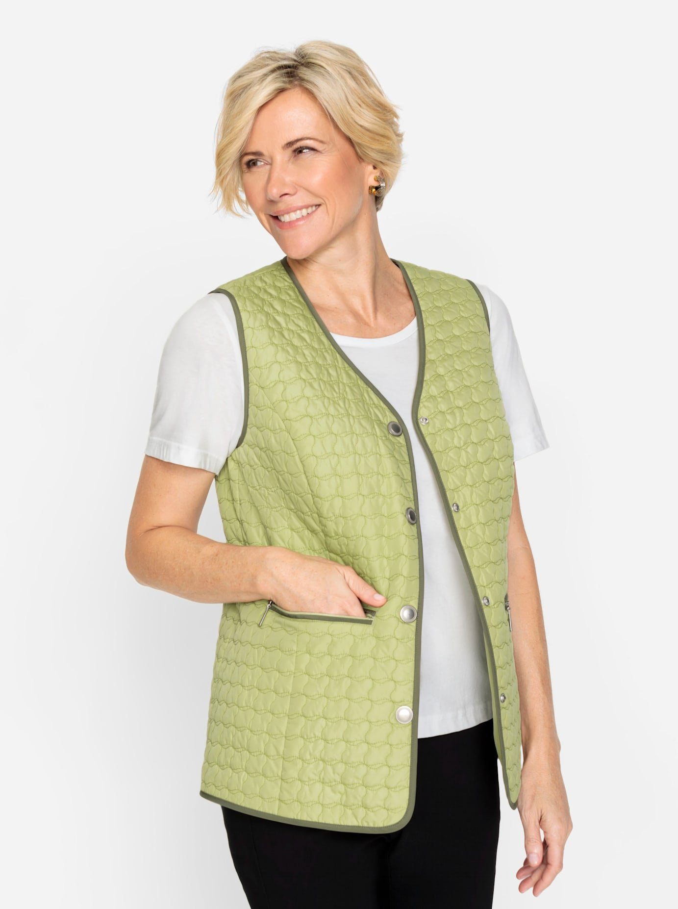 Classic Bodywarmer bovenkleding maat 40 groen