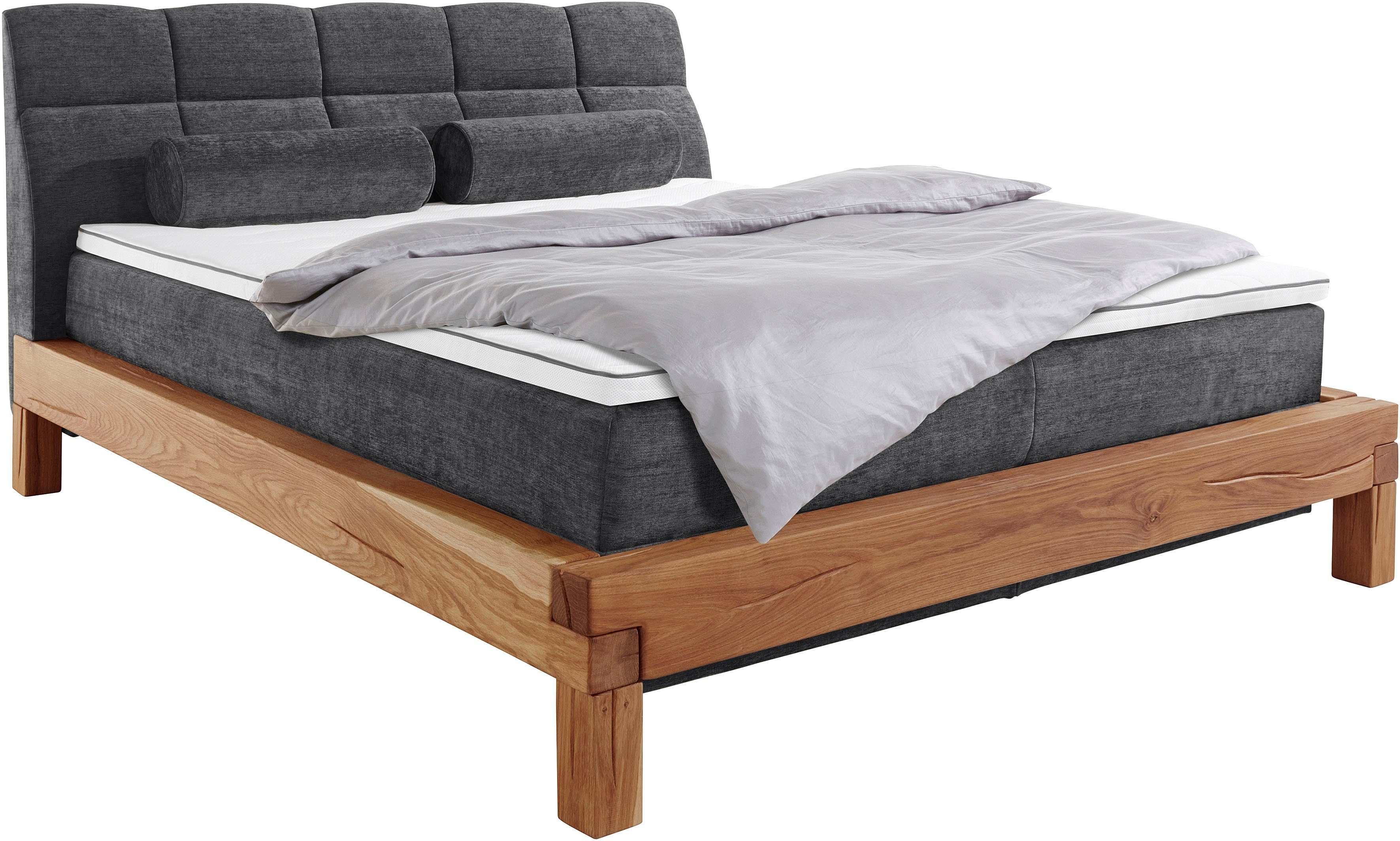 Home affaire Boxspring Villads Ligoppervlak: 180x200 cm, inside-boxspringonderbouw, gerecyclede stoffen