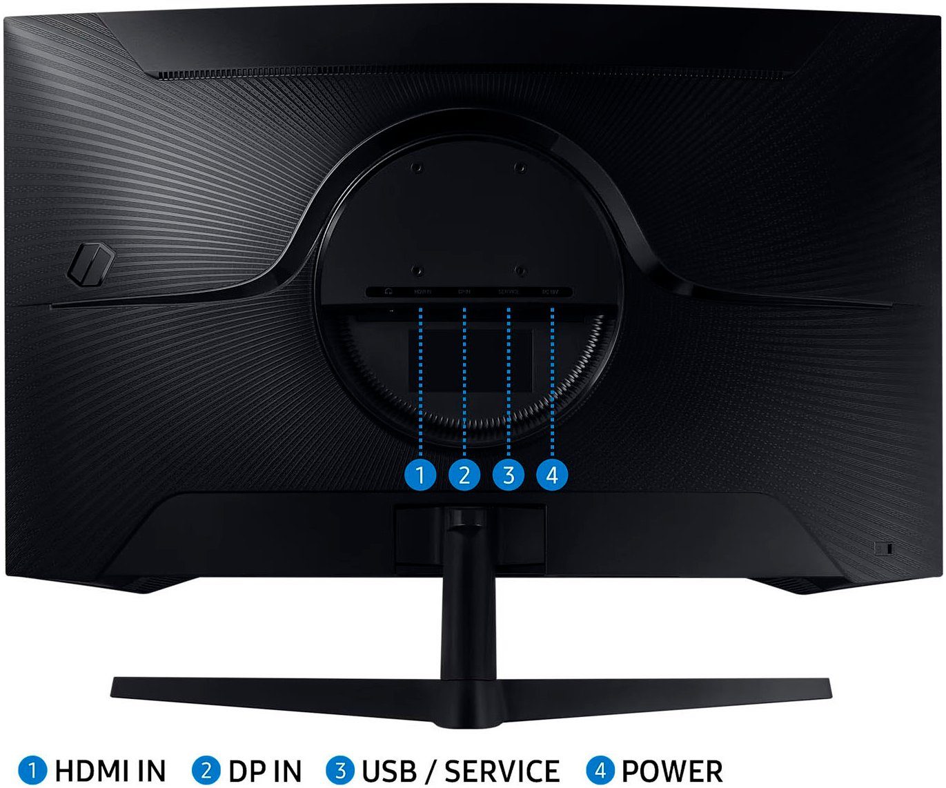 Samsung Curved-gaming-ledscherm S32CG554EU, 80 cm / 32", WQHD