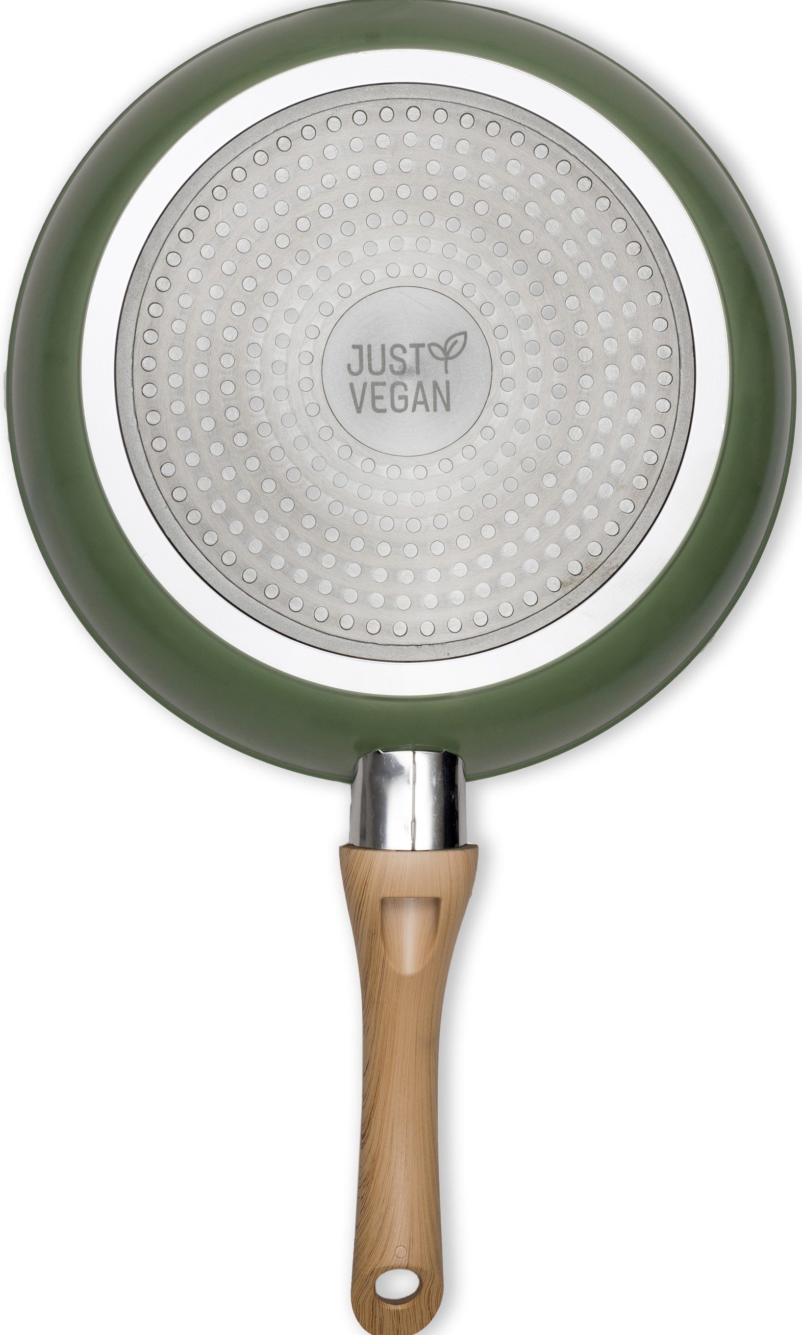 JUST VEGAN Koekenpan CeraVegan plantaardige keramische coating, inductie (1-delig)