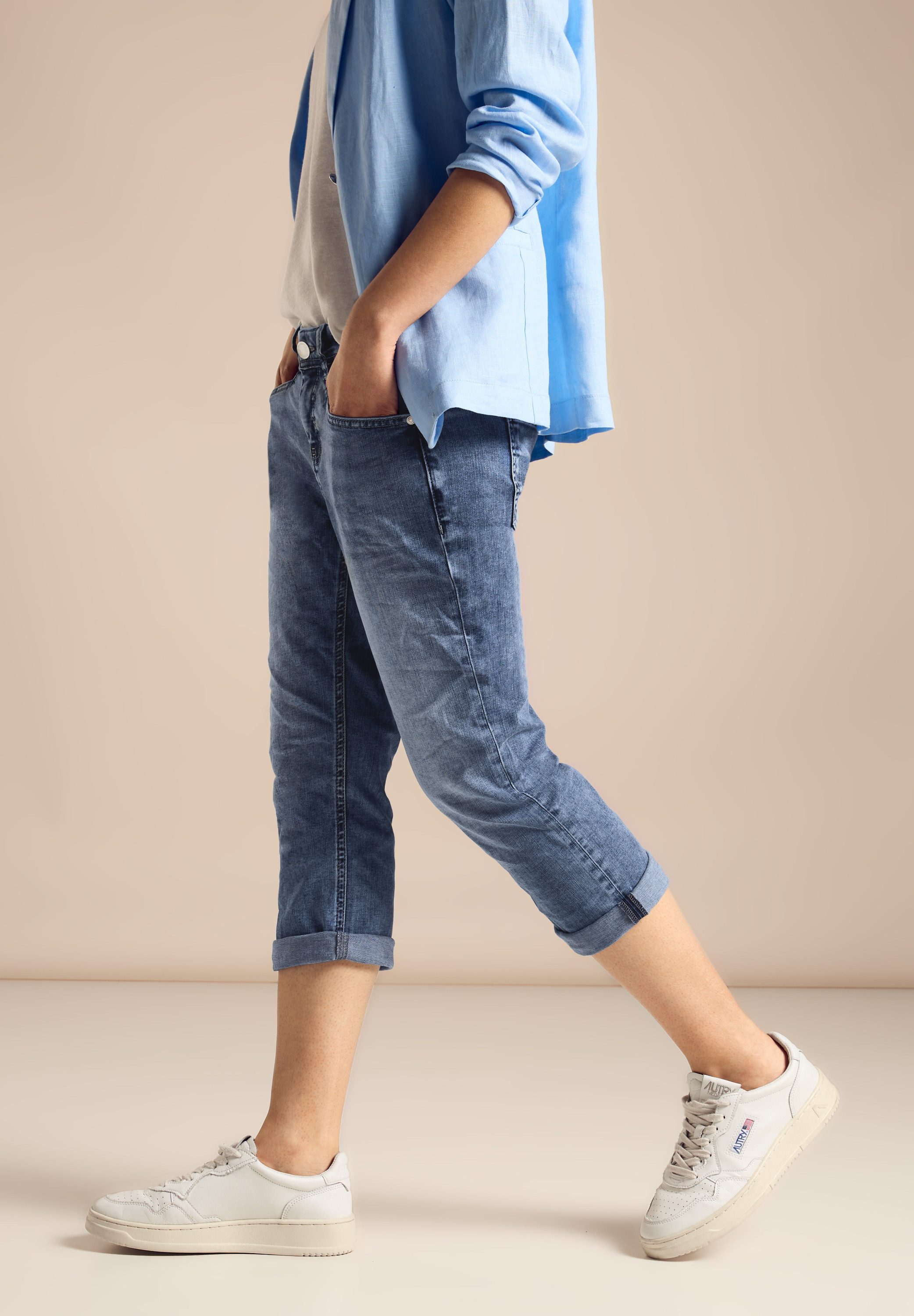 STREET ONE 3/4 jeans Style Jane met stretchaandeel