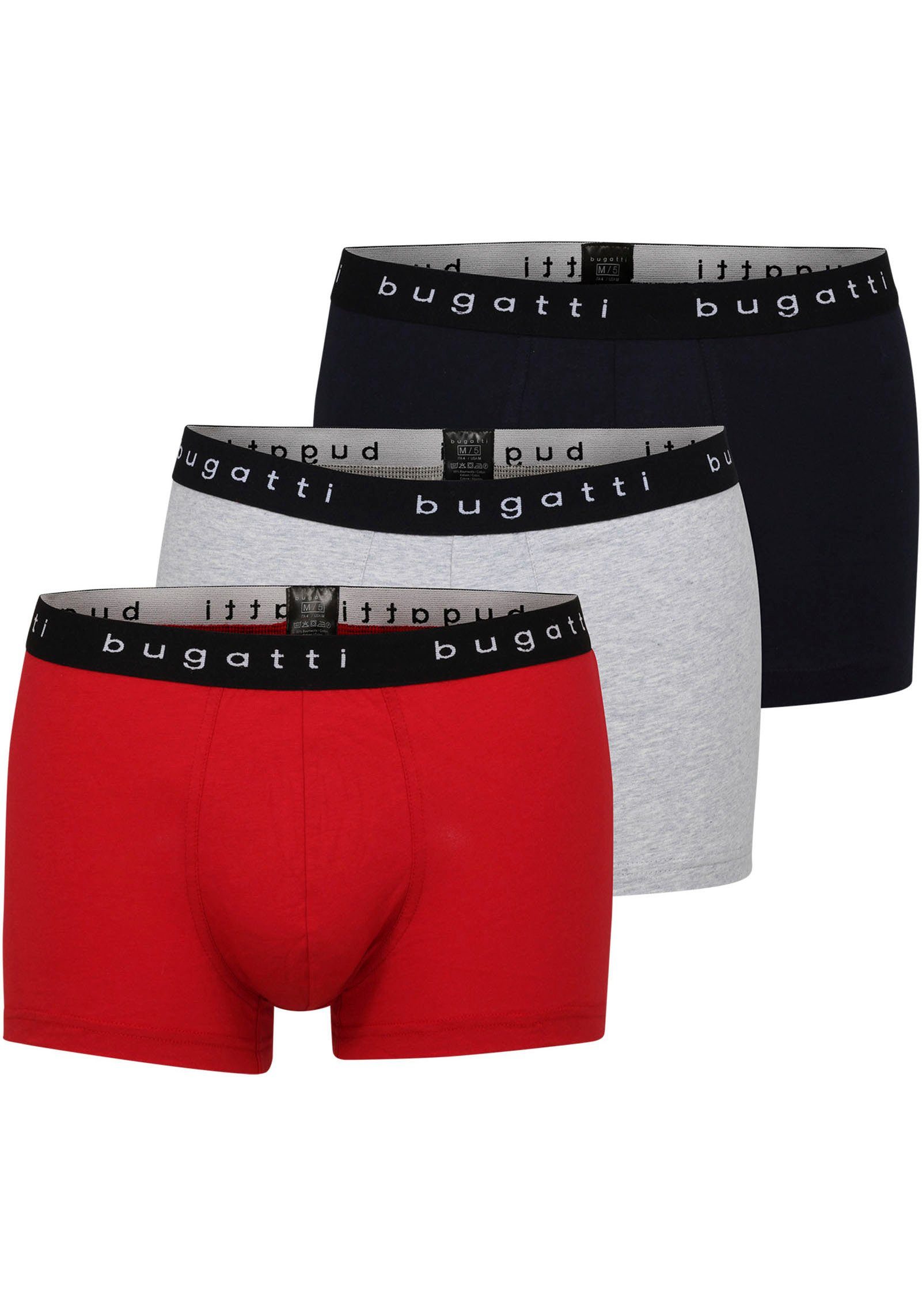 NU 20% KORTING: Bugatti Boxershort Berlin (set, 3 stuks)