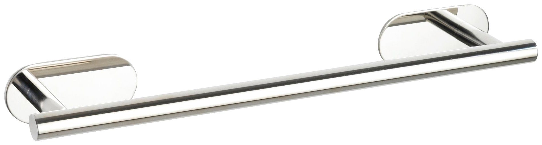 WENKO Handdoekhouder Orea Shine Bxdxh: : 40x7x4,5 cm, bevestigen zonder boren handdoekhouders zilver
