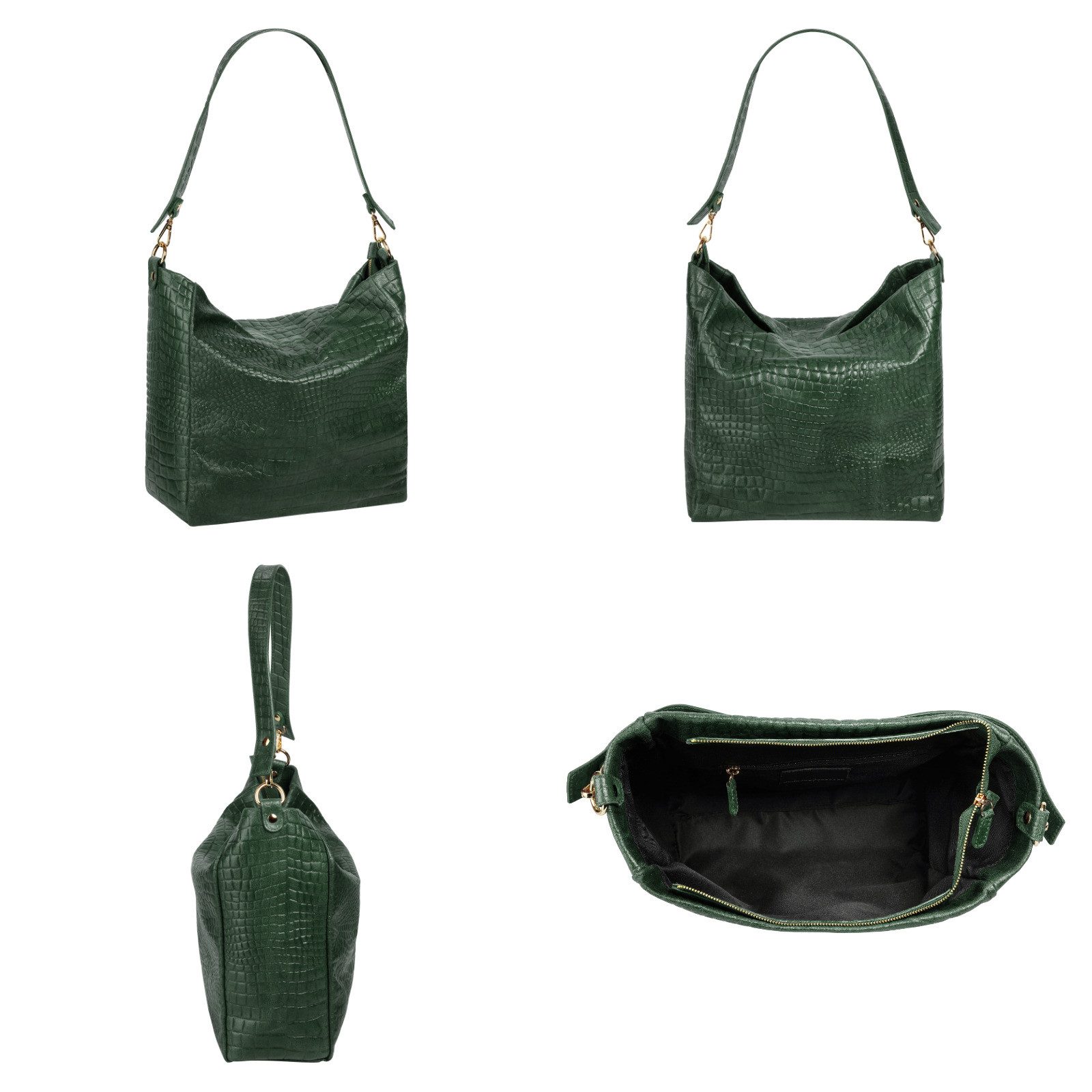 Samantha Look Shopper echt leer, made in italy