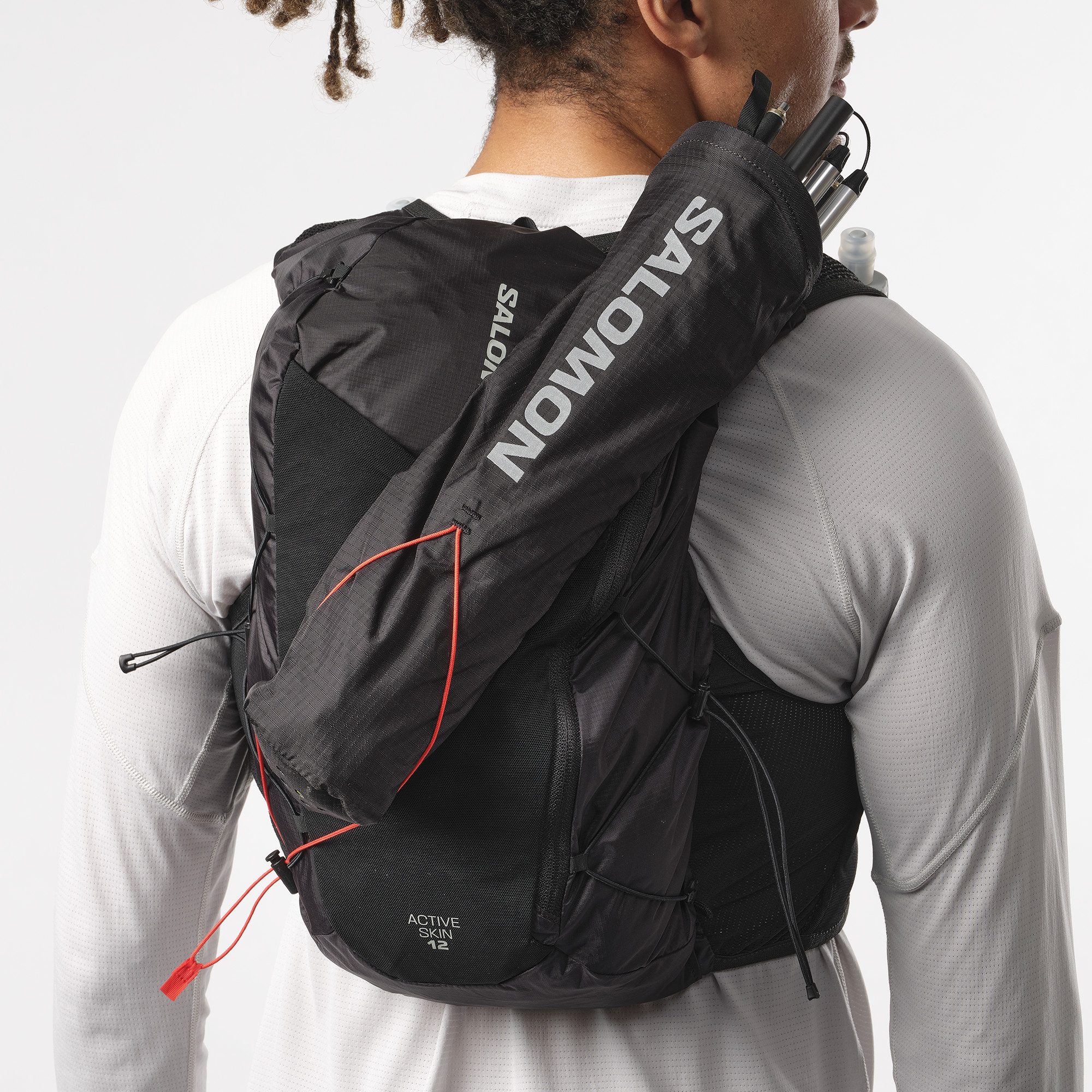 Salomon Drinkrugzak ACTIVE SKIN 12 Rugzak / running-bodywarmer met flasks uniseks