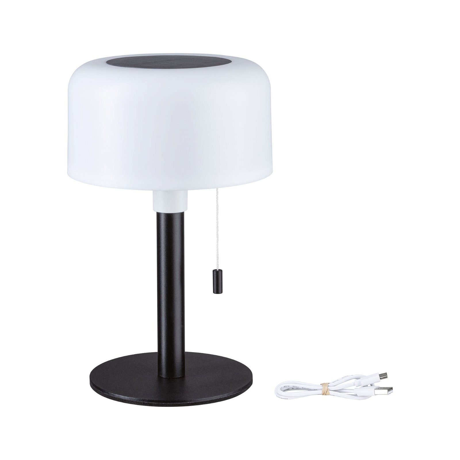 Paulmann Led-tafellamp voor buiten Mobiele Solar Bartja IP44 2700K USB-C Accu (1 stuk)