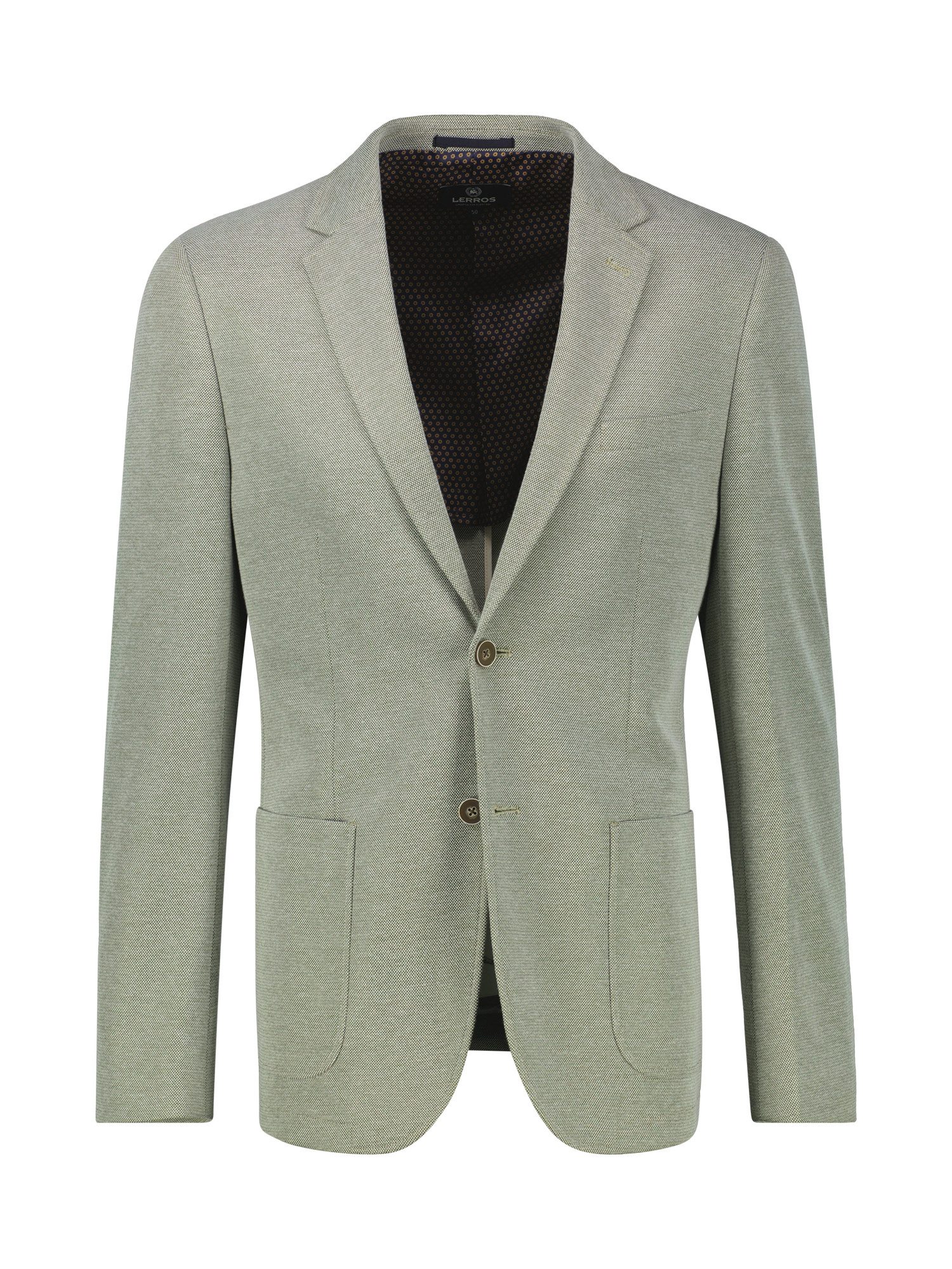 Lerros Jerseycolbert LERROS jersey blazer in korte maten heren colberts & blazers maat 26 groen