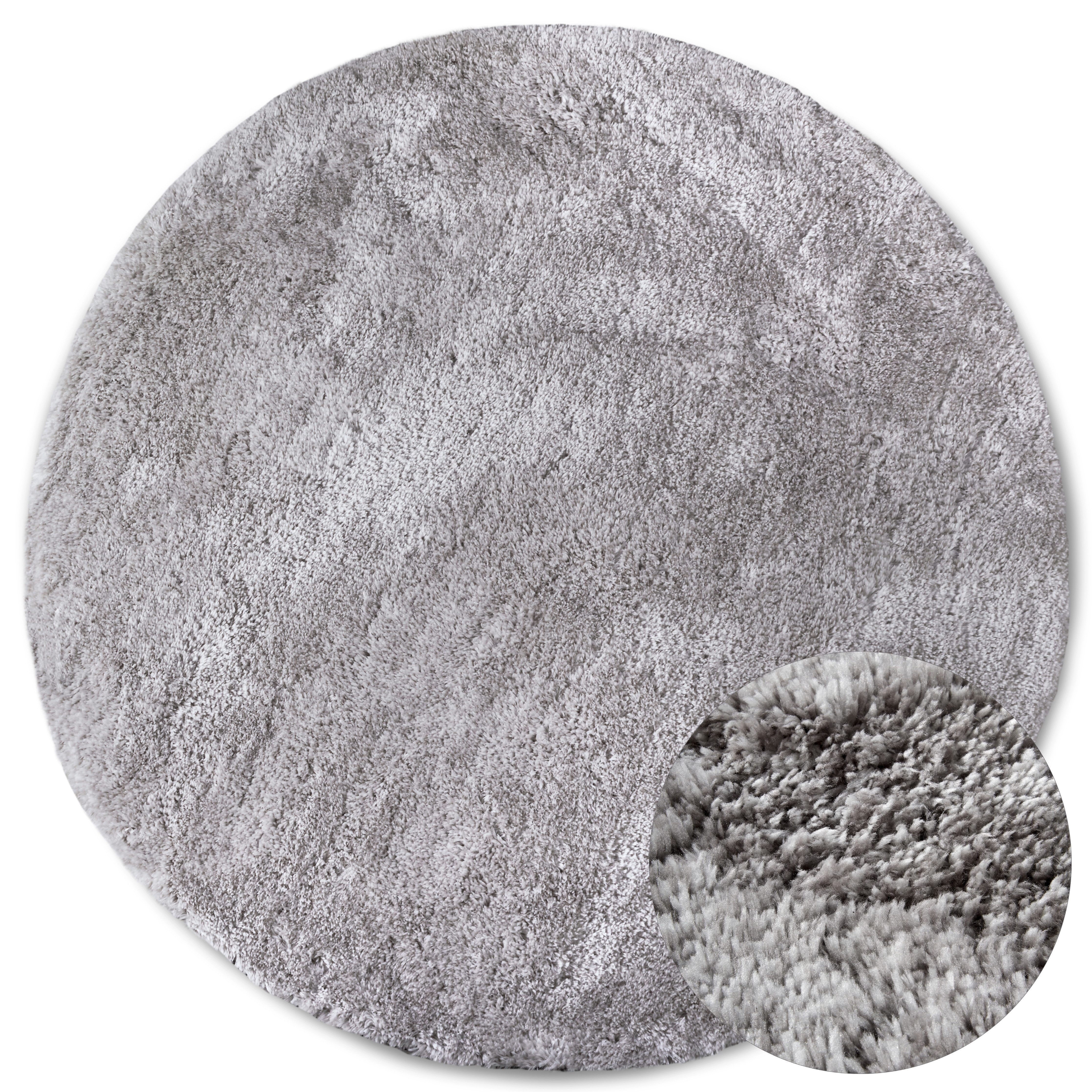 HANSE Home Hoogpolig vloerkleed Olaf Lange pool, shaggy, effen, pluizig, zacht, glanzend, modern, effen