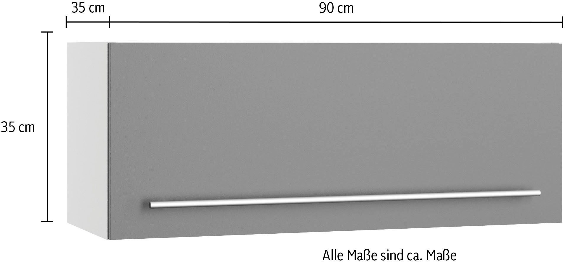 OPTIFIT Hangend kastje met klep Bern2 Breedte 90 cm, 1 klep