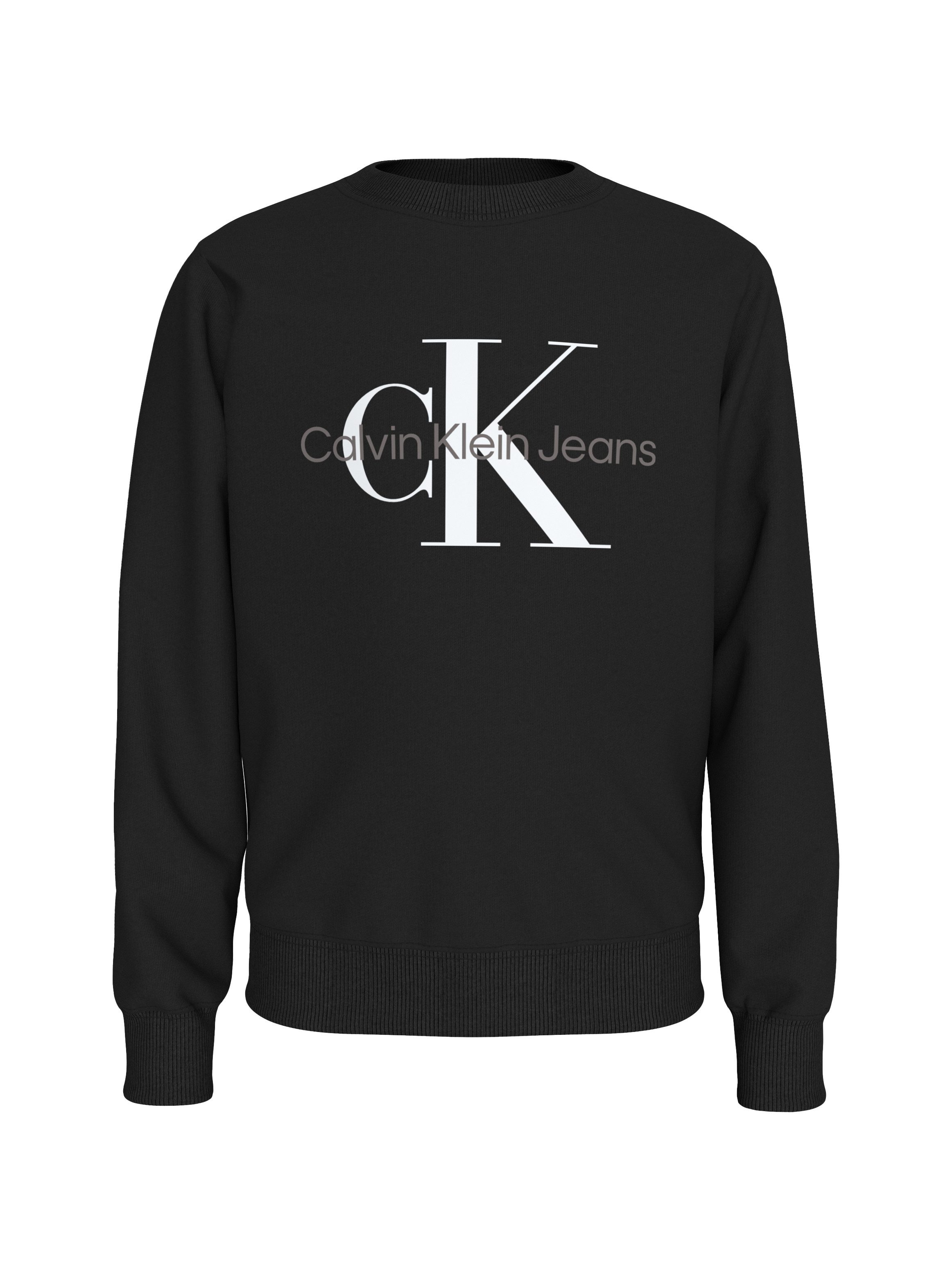 Calvin Klein Sweatshirt CK MONOGRAM TERRY CN voor kinderen tot 16 jaar en met logoprint