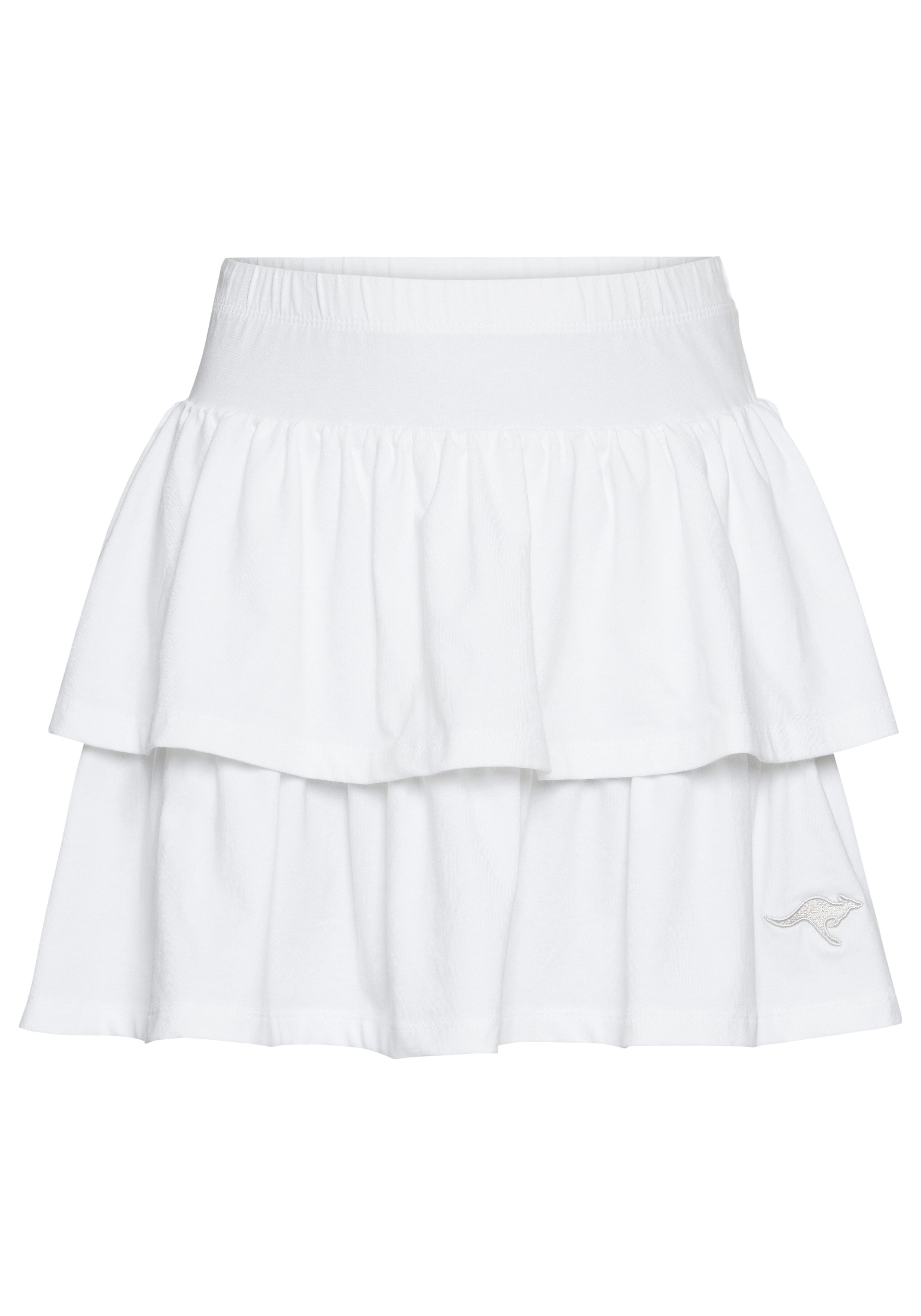 KangaROOS Volantrok Jersey rok met logoborduursel