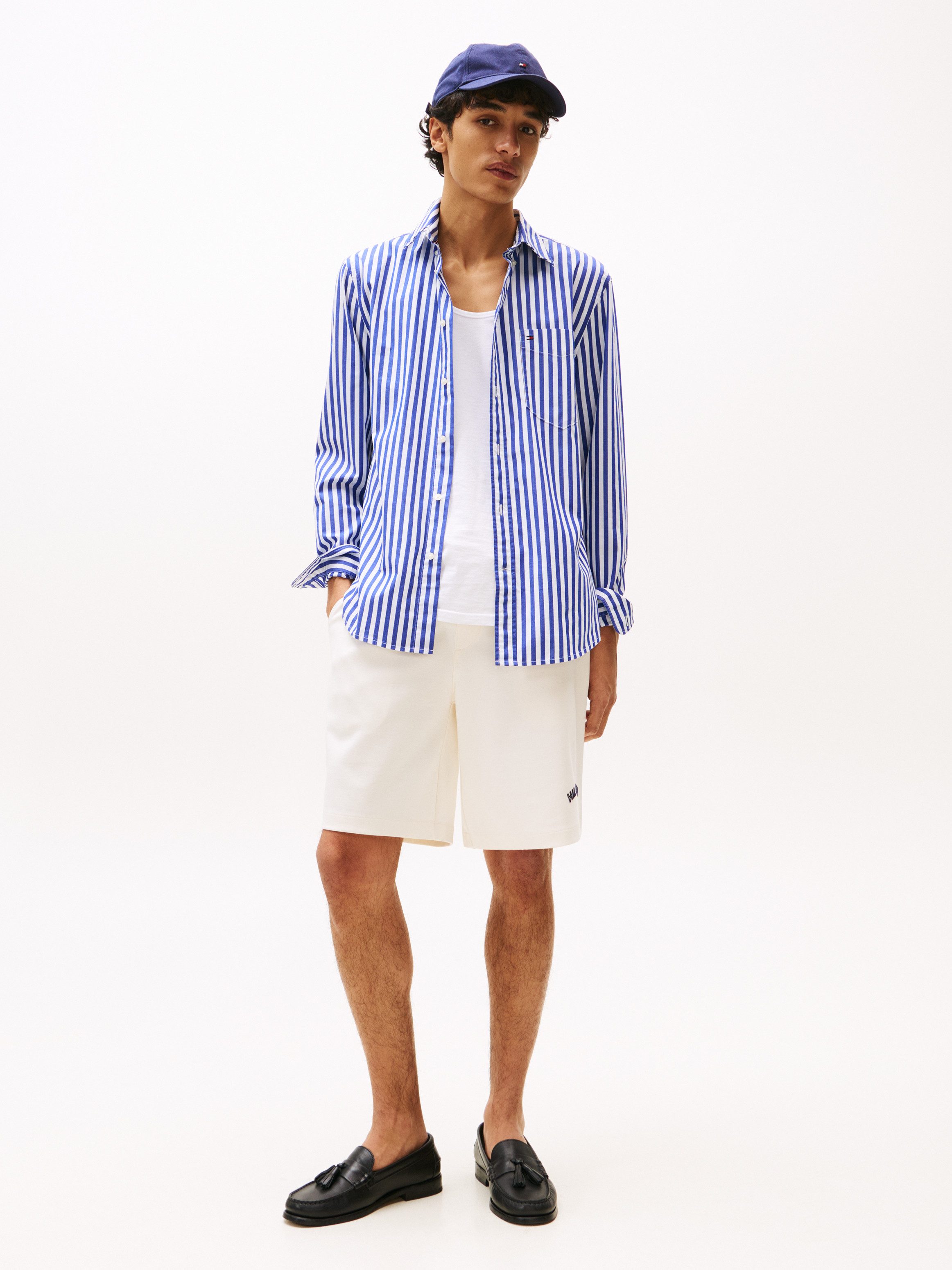 Tommy Hilfiger Overhemd met lange mouwen FLEX POPLIN BOLD STRIPE SHIRT