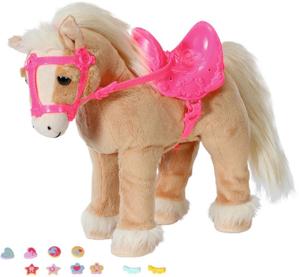 Habubu in de tussentijd stad Baby Born Pluchen knuffel My Cute Horse met zadel, hoofdstel en pins in de  online shop | OTTO