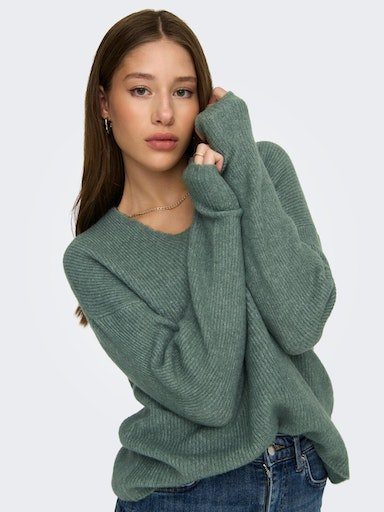 Only Trui met V-hals ONLCAMILLA V-NECK L/S PULLOVER KNT NOOS
