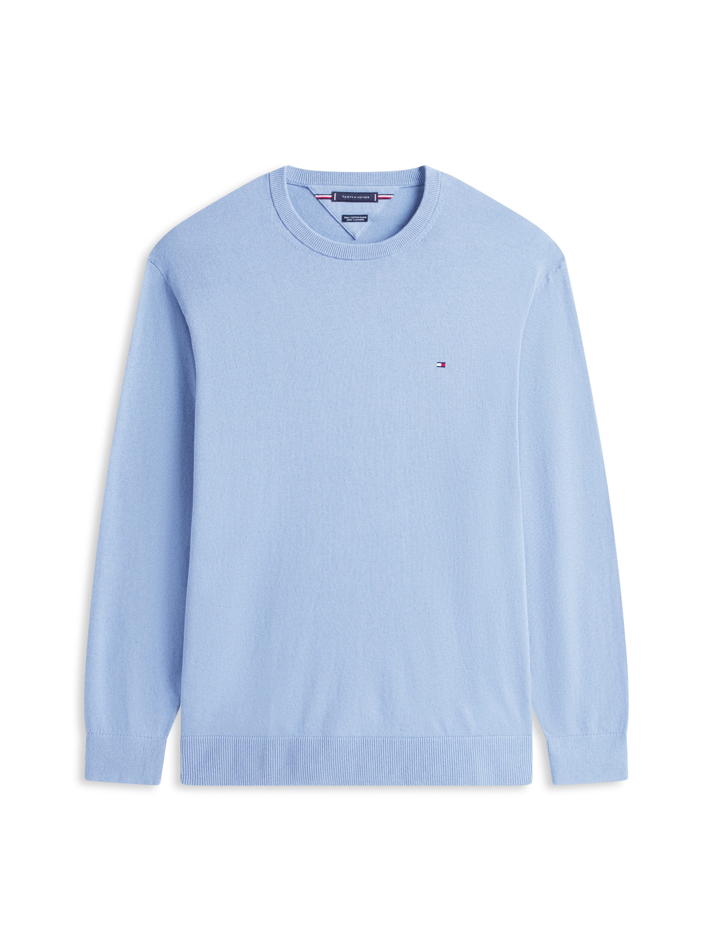 Tommy Hilfiger Trui met ronde hals BT-PIMA ORG CTN CASHMERE CN-B