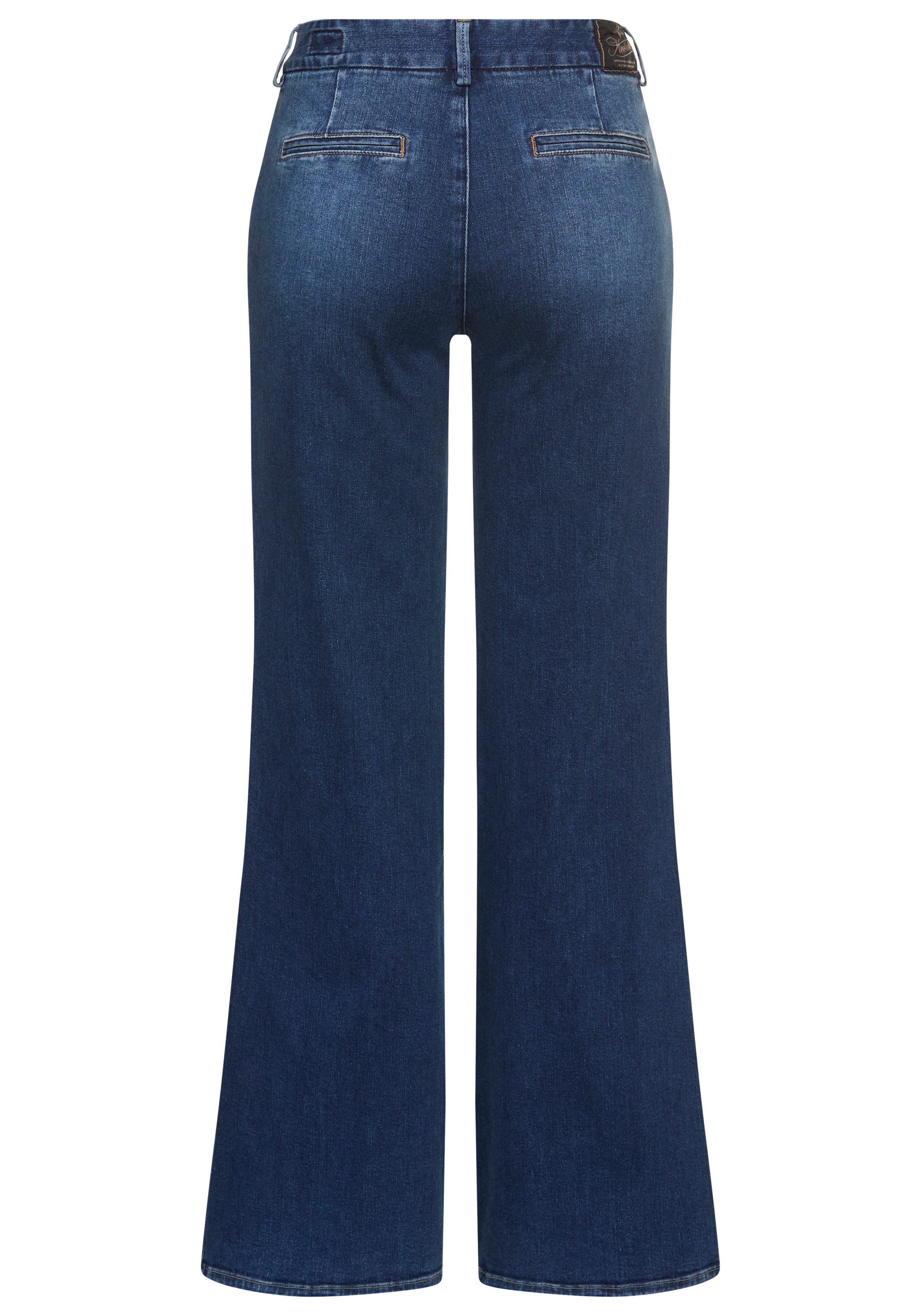 Herrlicher Wijd uitlopende jeans Lovely Flared Denim Cashmere Touch