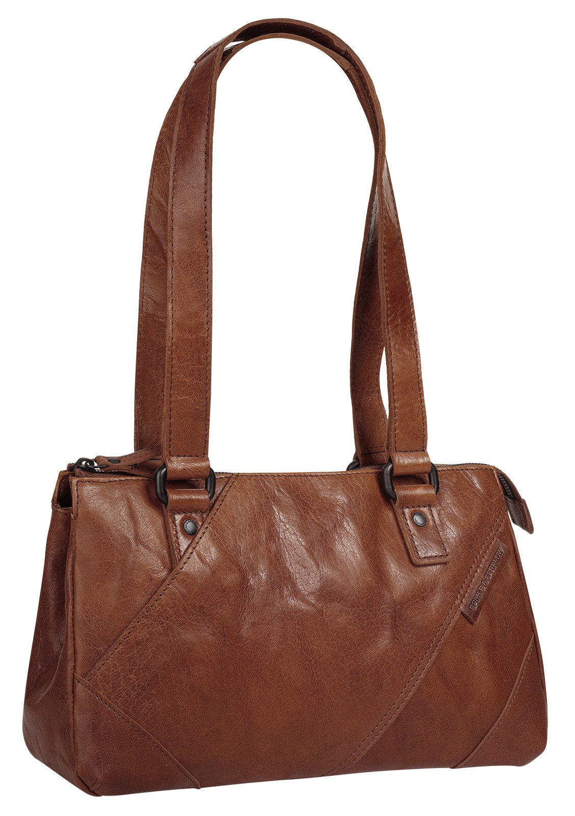 Spikes & Sparrow Tas echt leder
