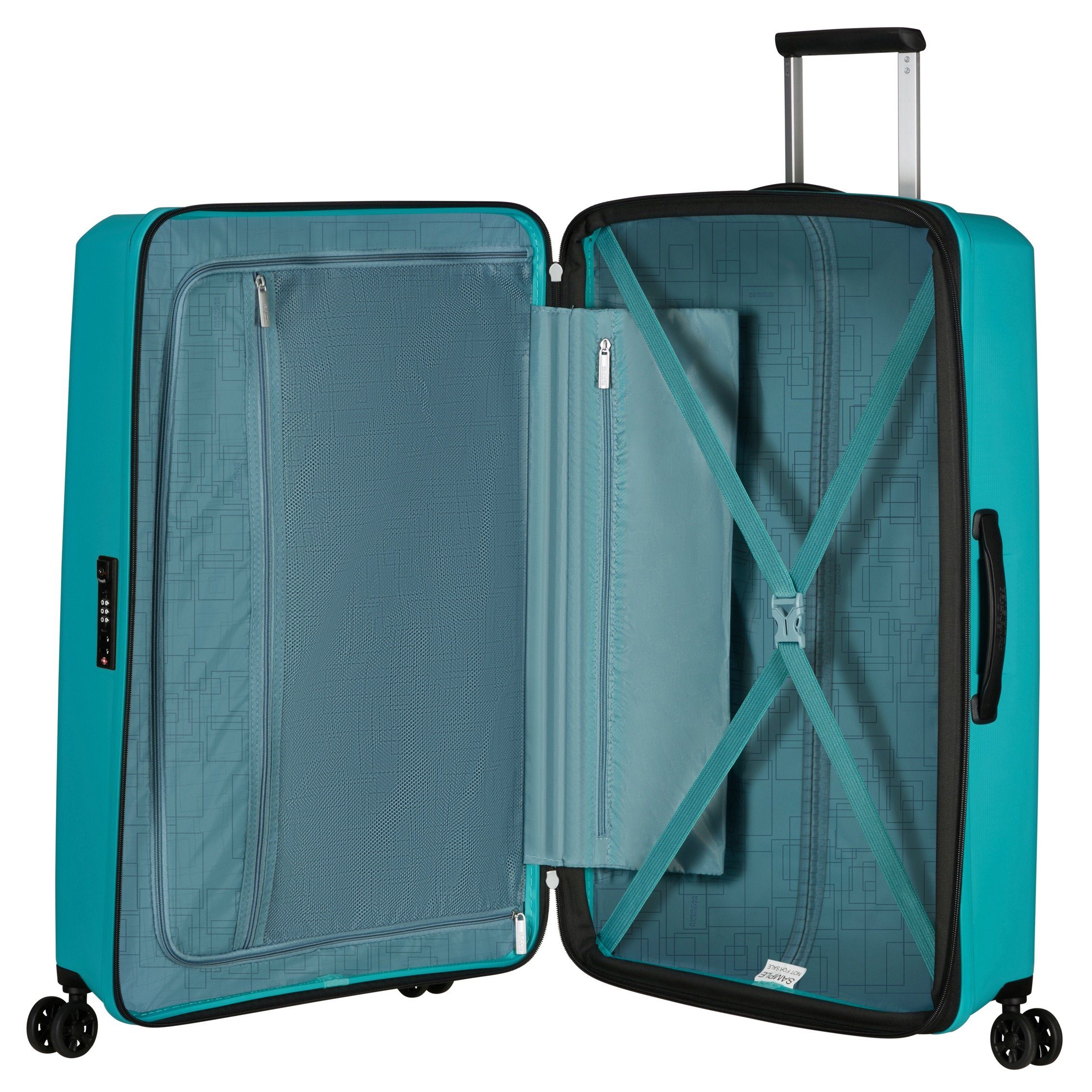 American Tourister® Hardshell-trolley AEROSTEP, 67 cm, met volumevergroting Reiskoffer harde koffer voor vliegreizen TSA-cijferslot
