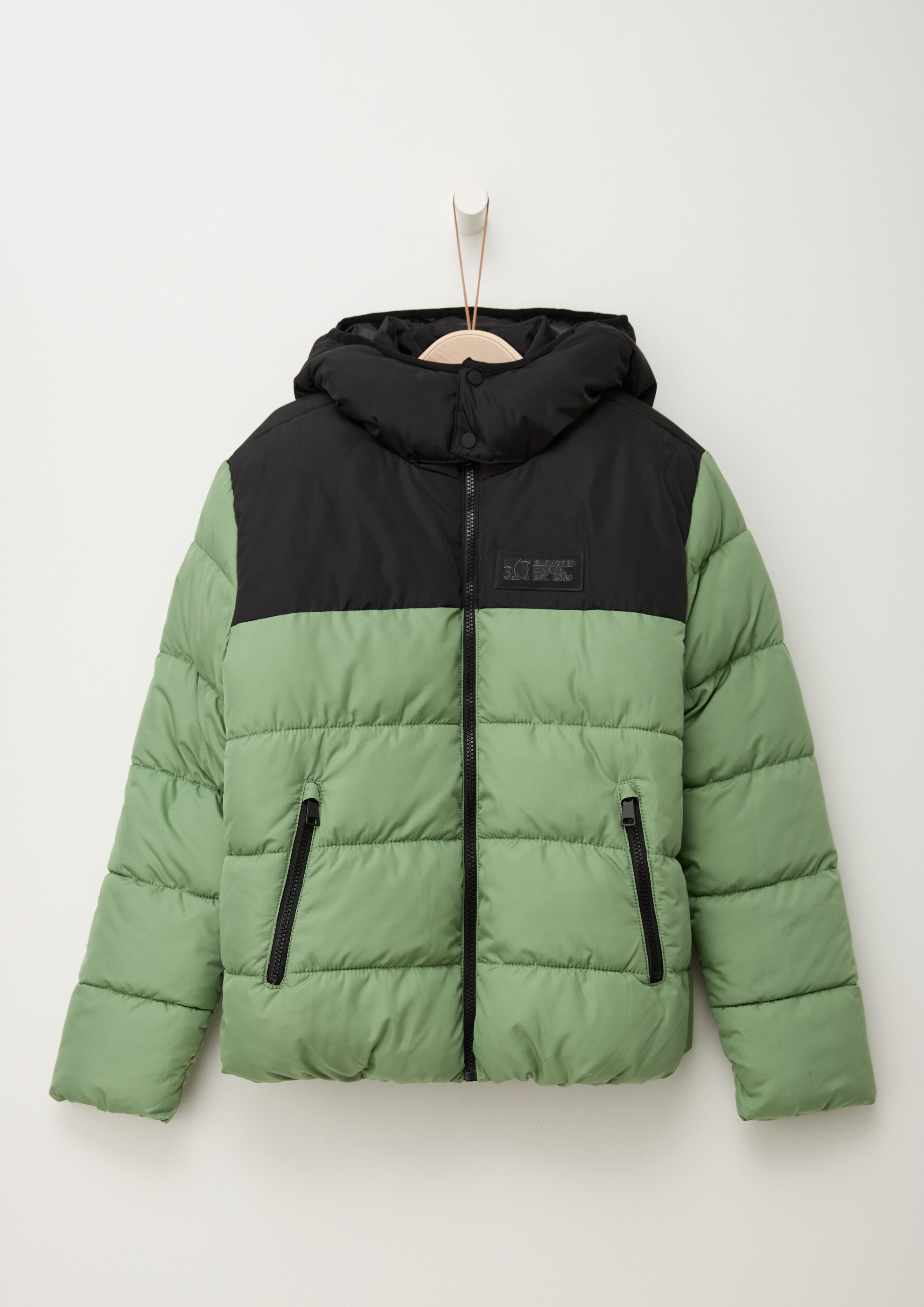 s.Oliver RED LABEL Junior Outdoorjack met een capuchon