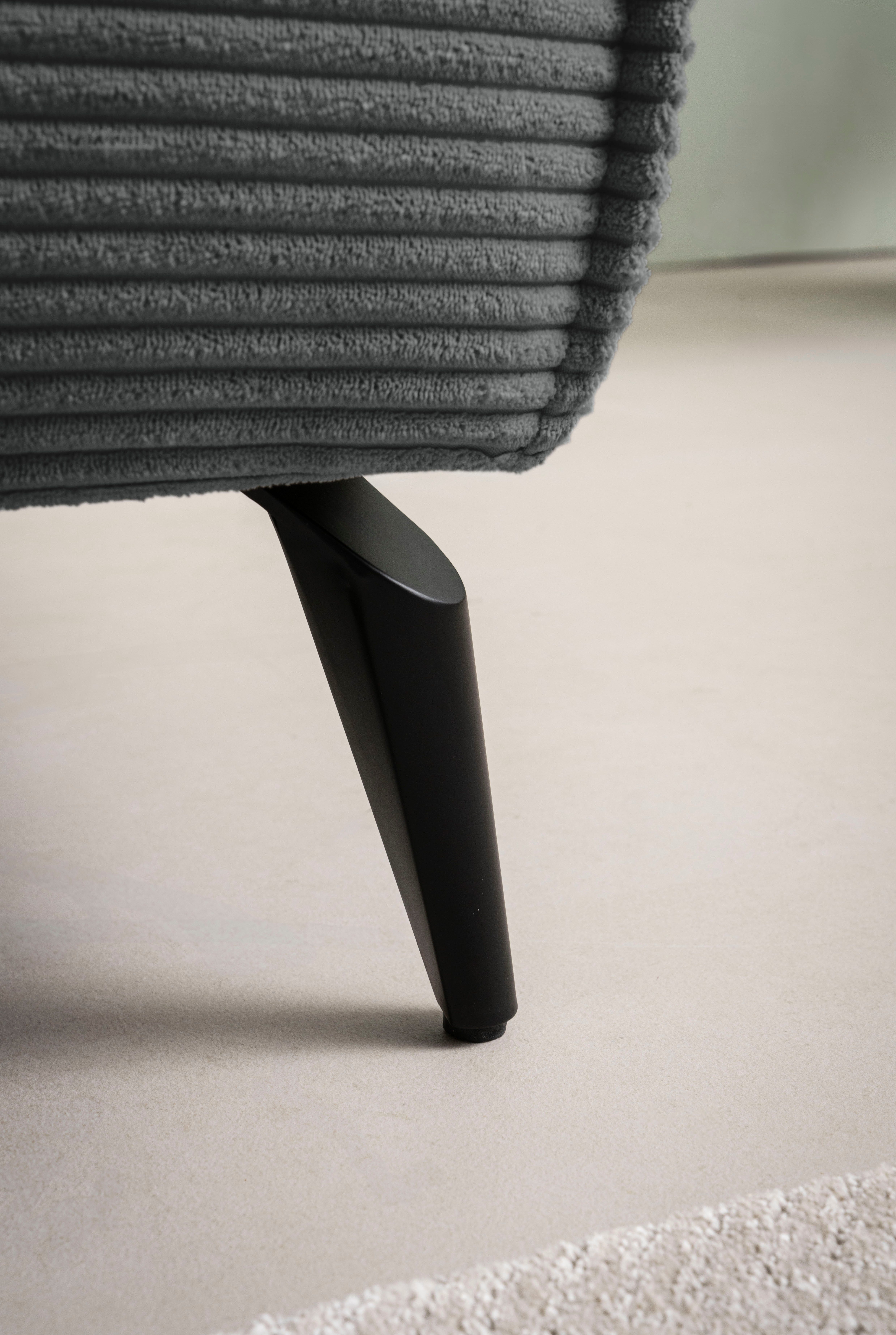andas Zithoek TVINNU, Polsterecke L-Form, Schlaffunktion, met Hocker (set, 2-delig)